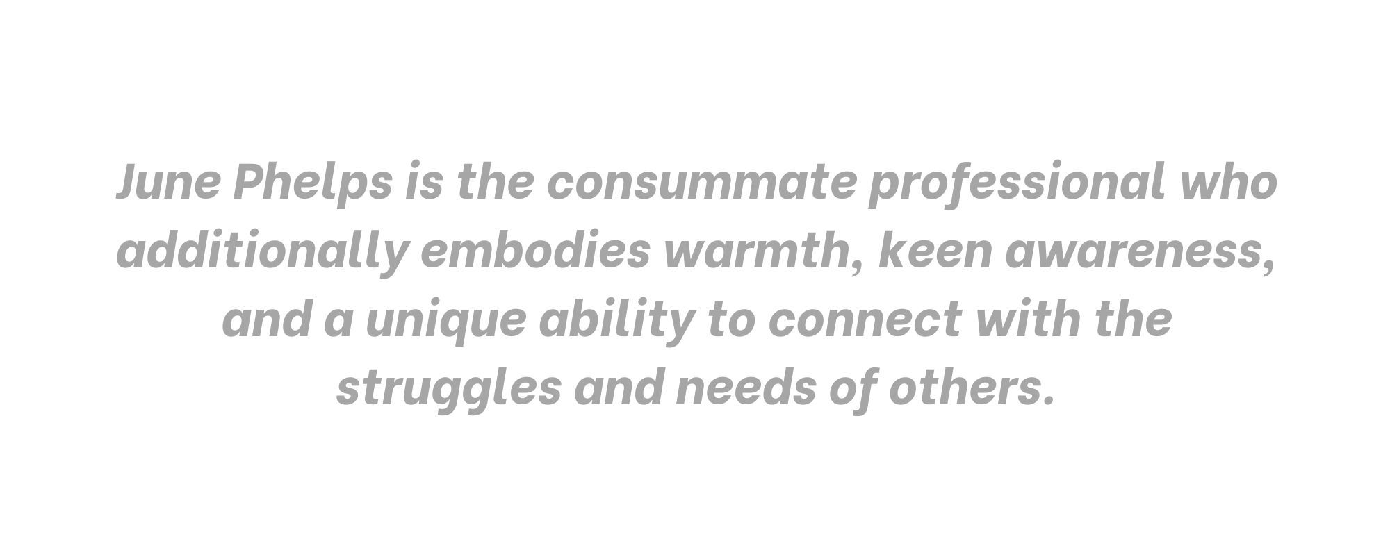 June Phelps, Ph.D. Clinical Psychologist — Avenues of Counseling