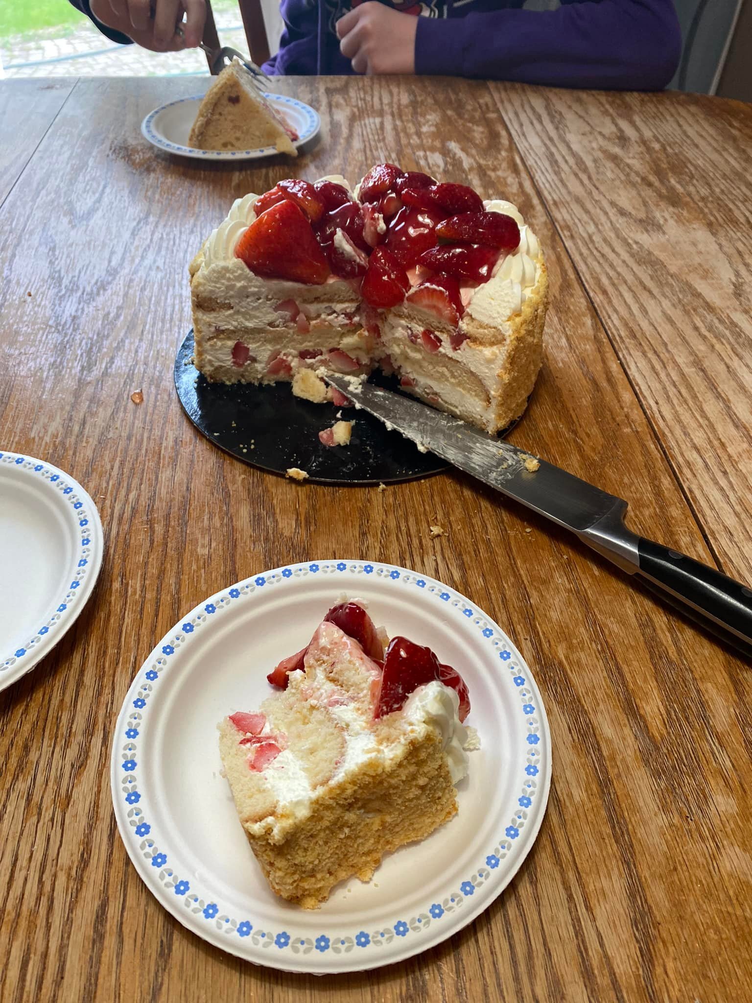 Brody thought that we should remember gramma Joan&rsquo;s birthday by having a cake.  Most likely an excuse for cake but I thought was sweet. So guess what we did ?