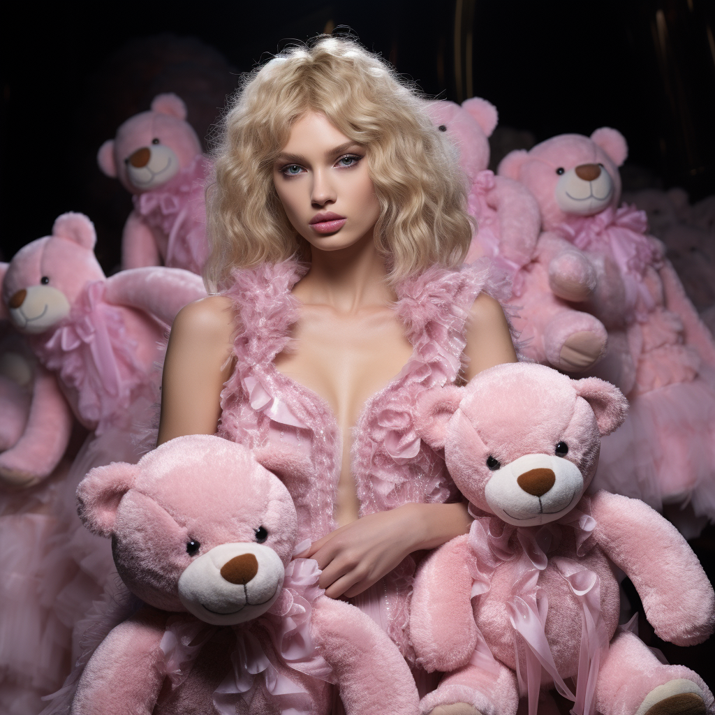 alderyarrow_runway_model_posing_with_teddy_bears_2e51ca4d-22d3-4421-a3b5-6f10adfb5e8f.png