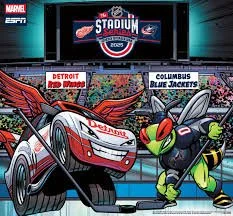 Marvel &amp; ESPN Unleash Super-Powered NHL Mascots for Stadium Series