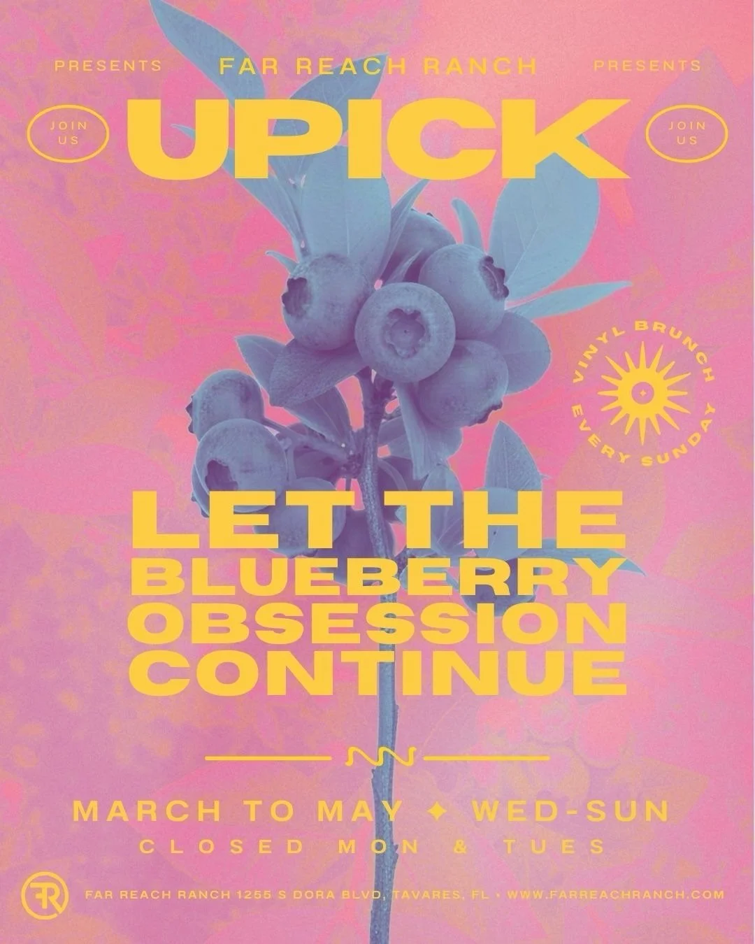 As big as a quarter! 🫐 (tag your blueberry picking partner! 🩵)

Open Friday, Saturday and Sunday this week!

🫐Season info:

HOURS
Weds-Sat: 9-4
Sundays: 10-4

UPICK: $6/lb
Pre-picked berries: $7/lb 

🍹 The bar: open every Sat &amp; Sun

🎶 Sunday