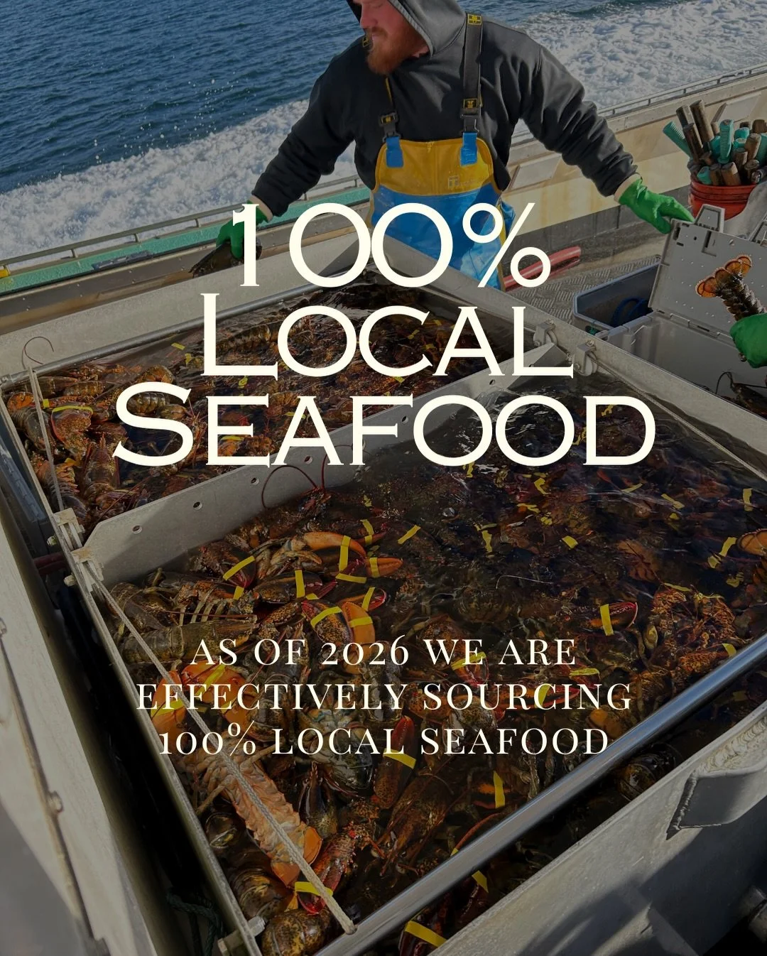 This work has always been so personal to us. What started as a commitment to local fishermen and regional seafood has grown into something we&rsquo;re deeply proud of. As of 2026, our seafood is effectively 100% locally sourced (excluding caviar). Th