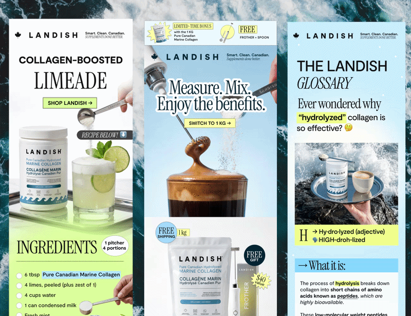 Landish Foods Collagen Evergreen Emails