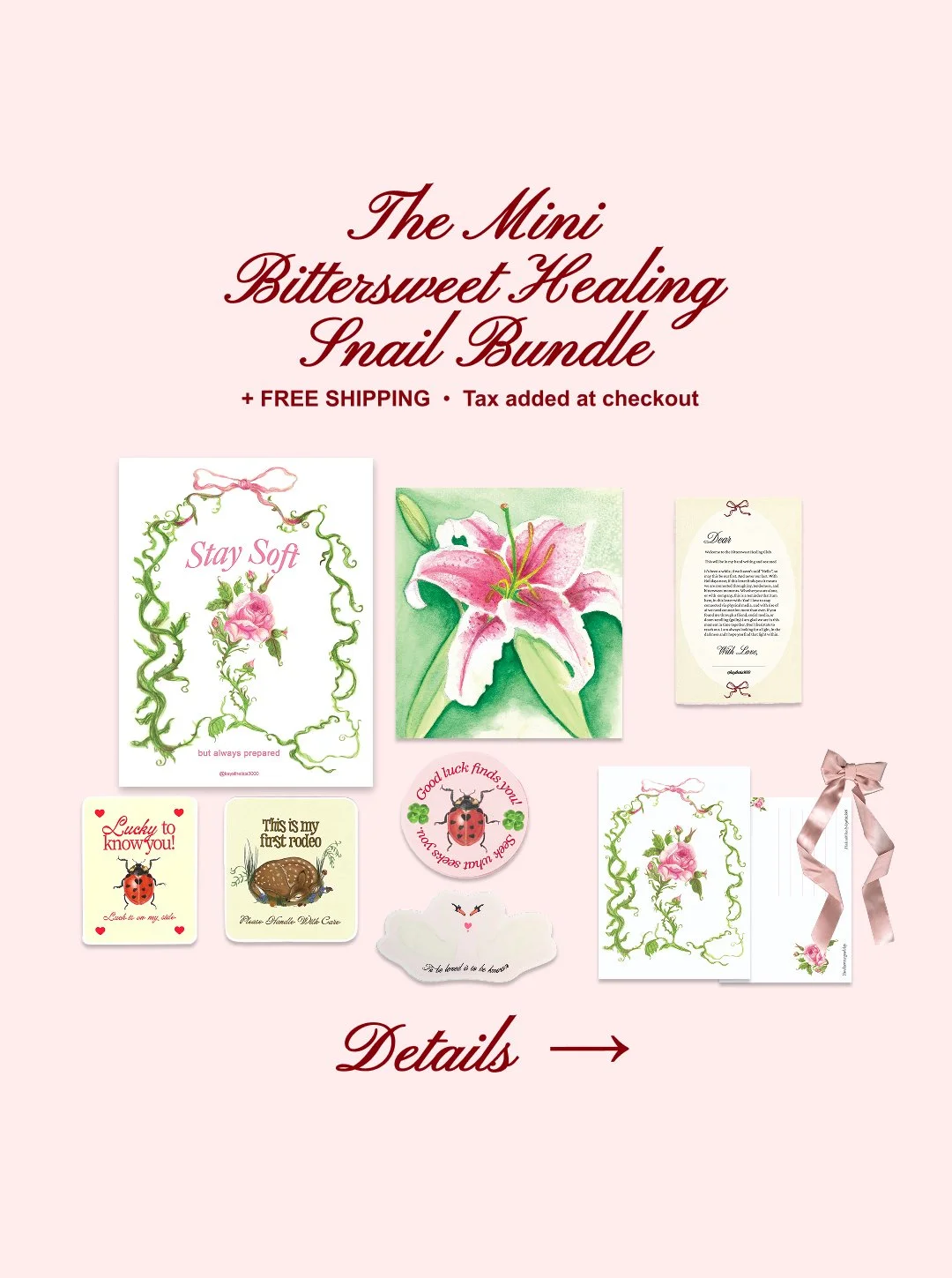 Large Snail Mail Bundle: Vintage Self Care Mail  ★ FREE SHIPPING ★