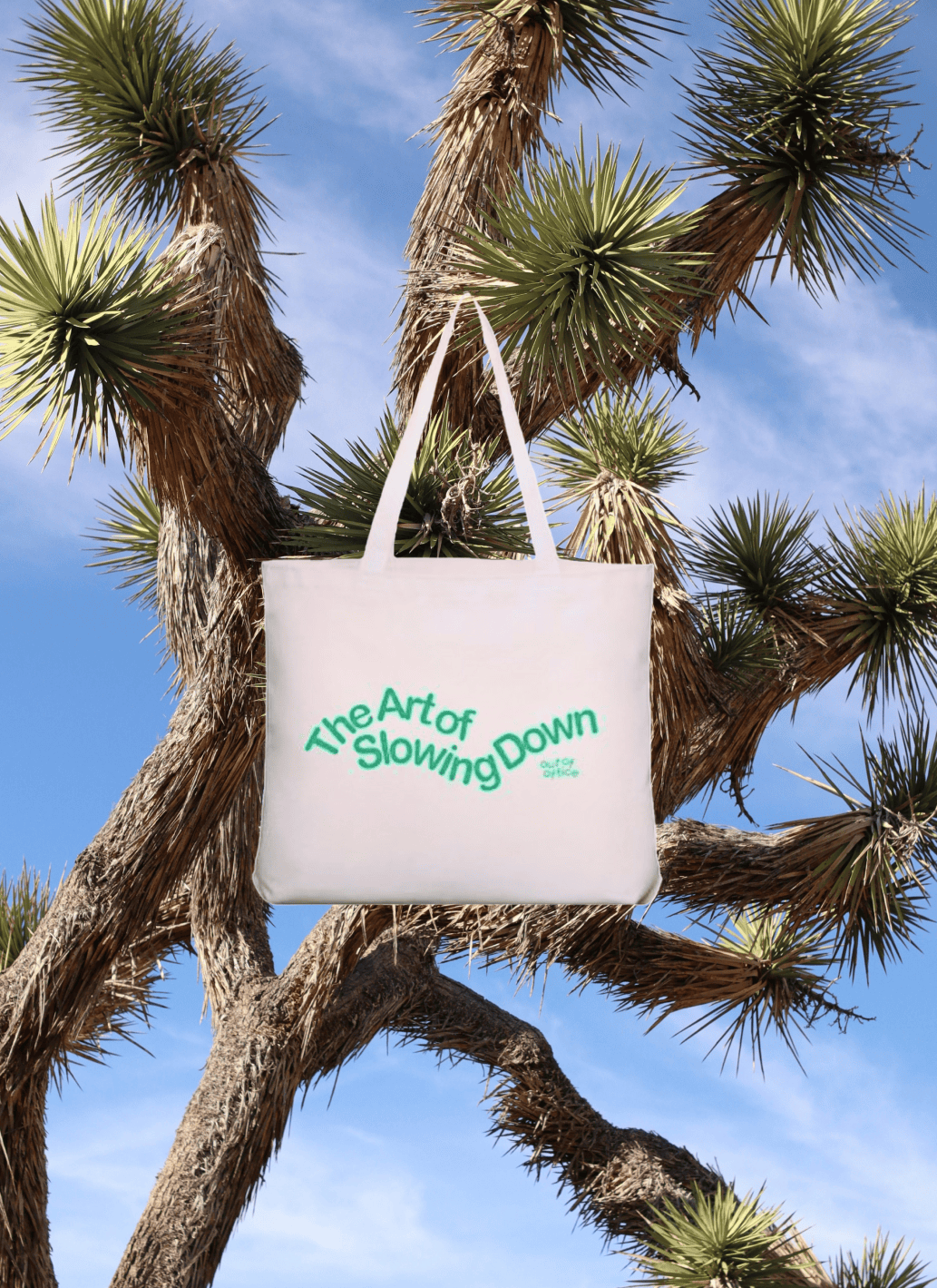 Tote bag Merch collaboration with @outofoffice.network
