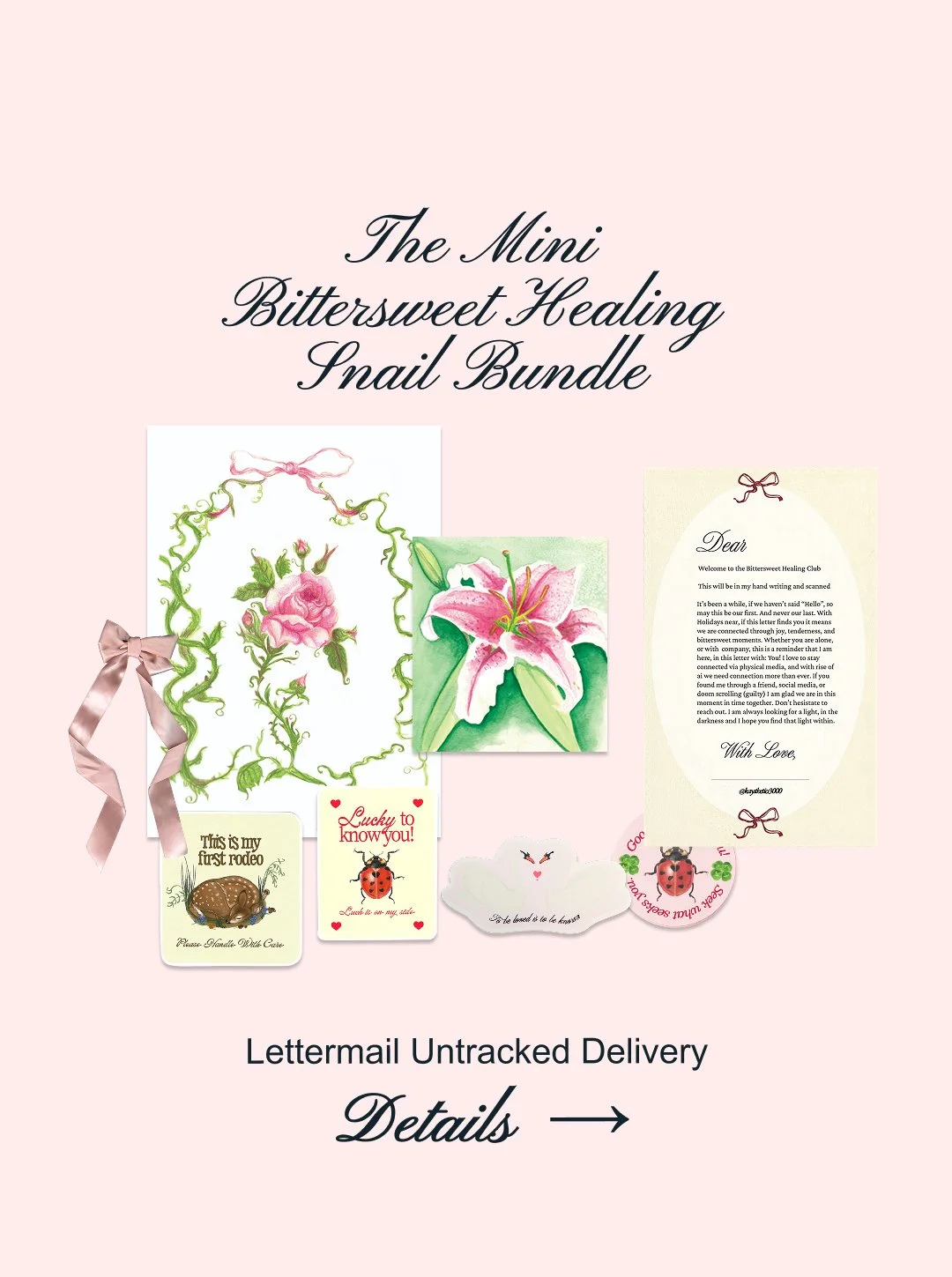Mini Snail Mail Bundle & Vintage-Inspired Self Care Mail