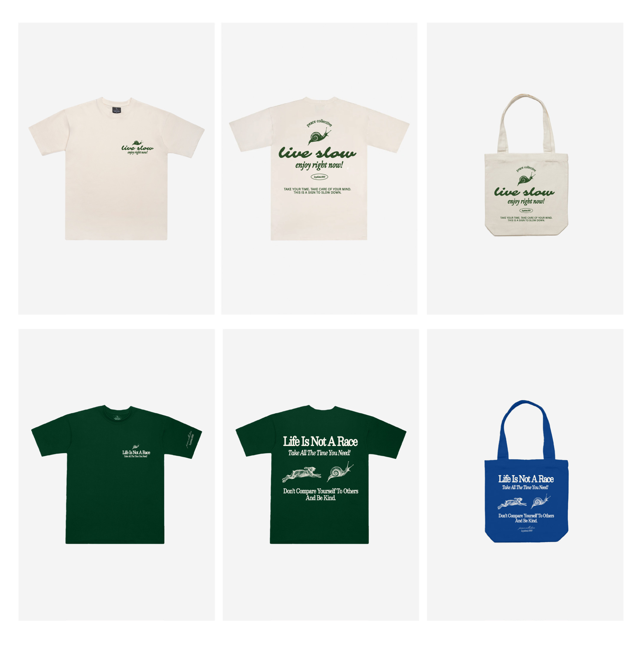 Merch Collection Design Campaign Kaysthetics3000 x Peace Collective
