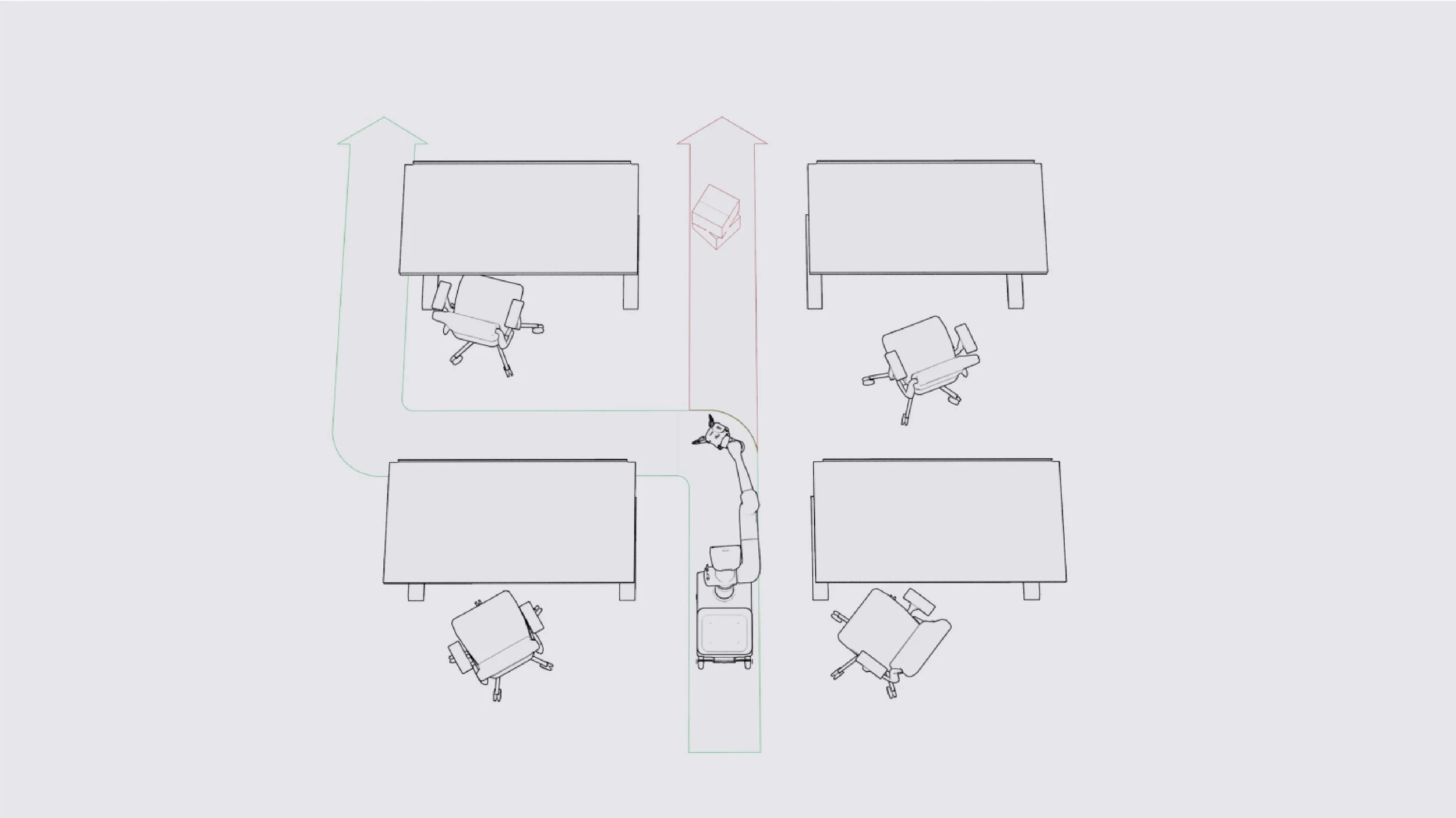 ā Navigation of Robot in designated path, or freely in space