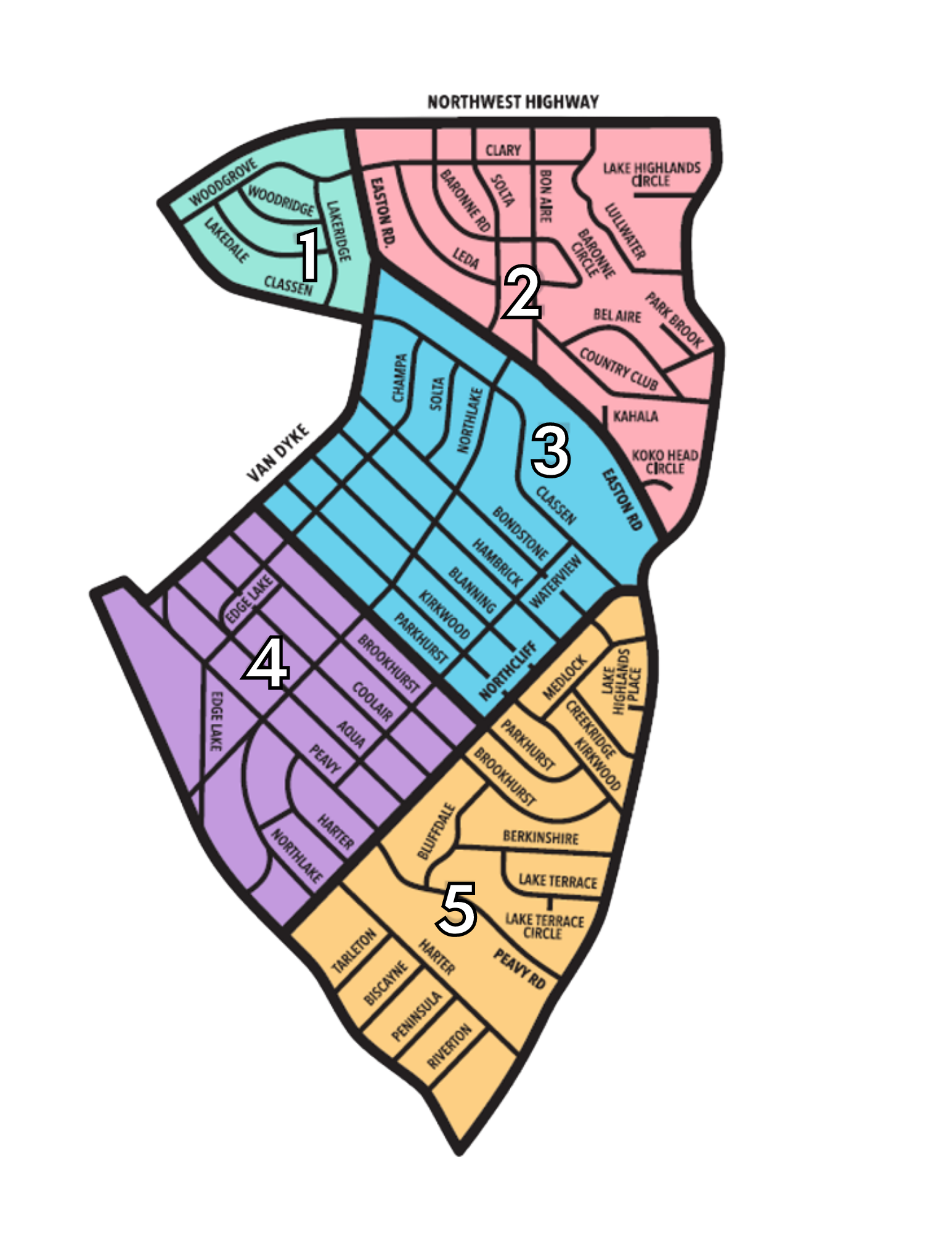 Area Reps — Old Lake Highlands Neighborhood Association