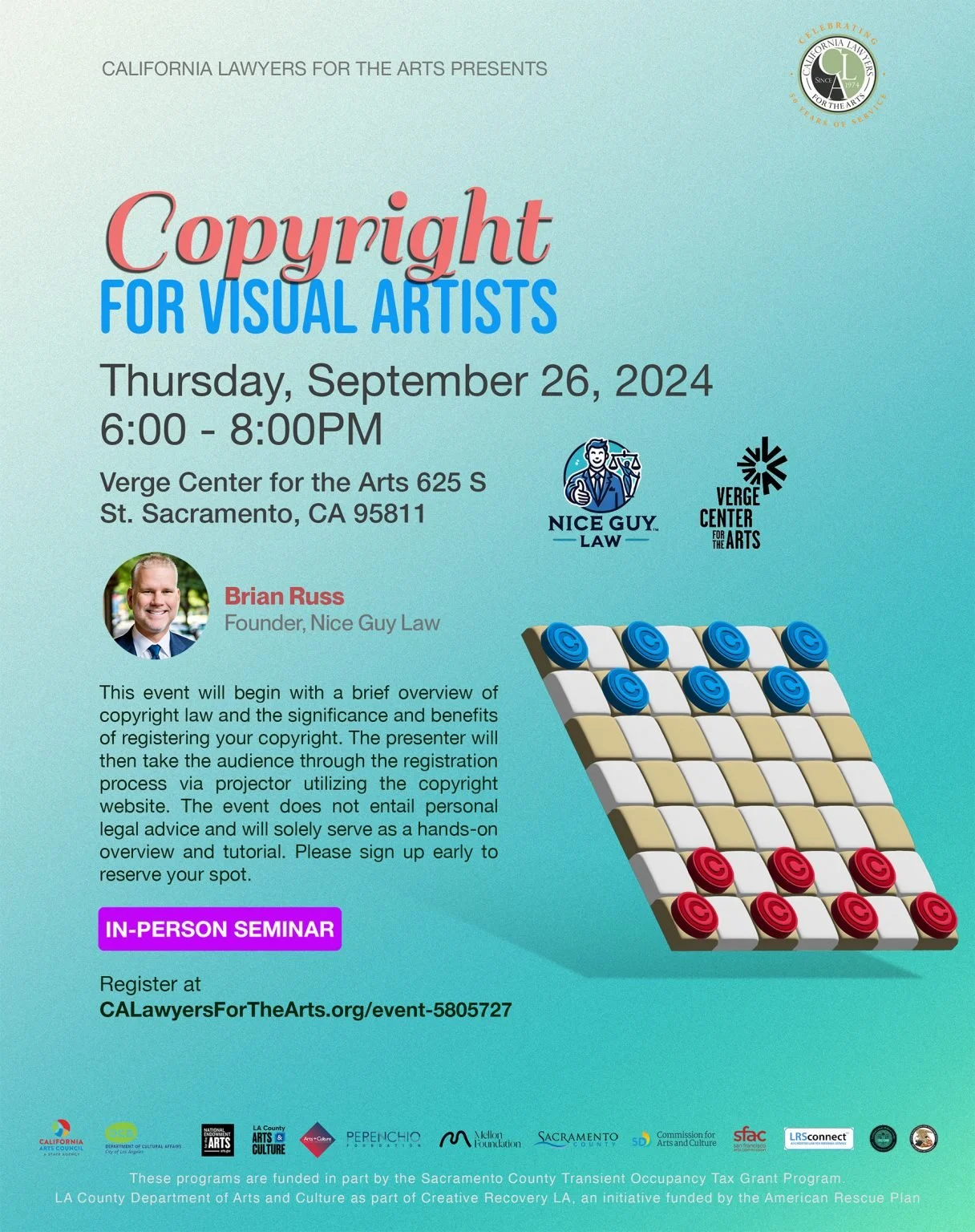 Copyright for Visual Artists by California Lawyers for the Arts & Verge Center for the Arts