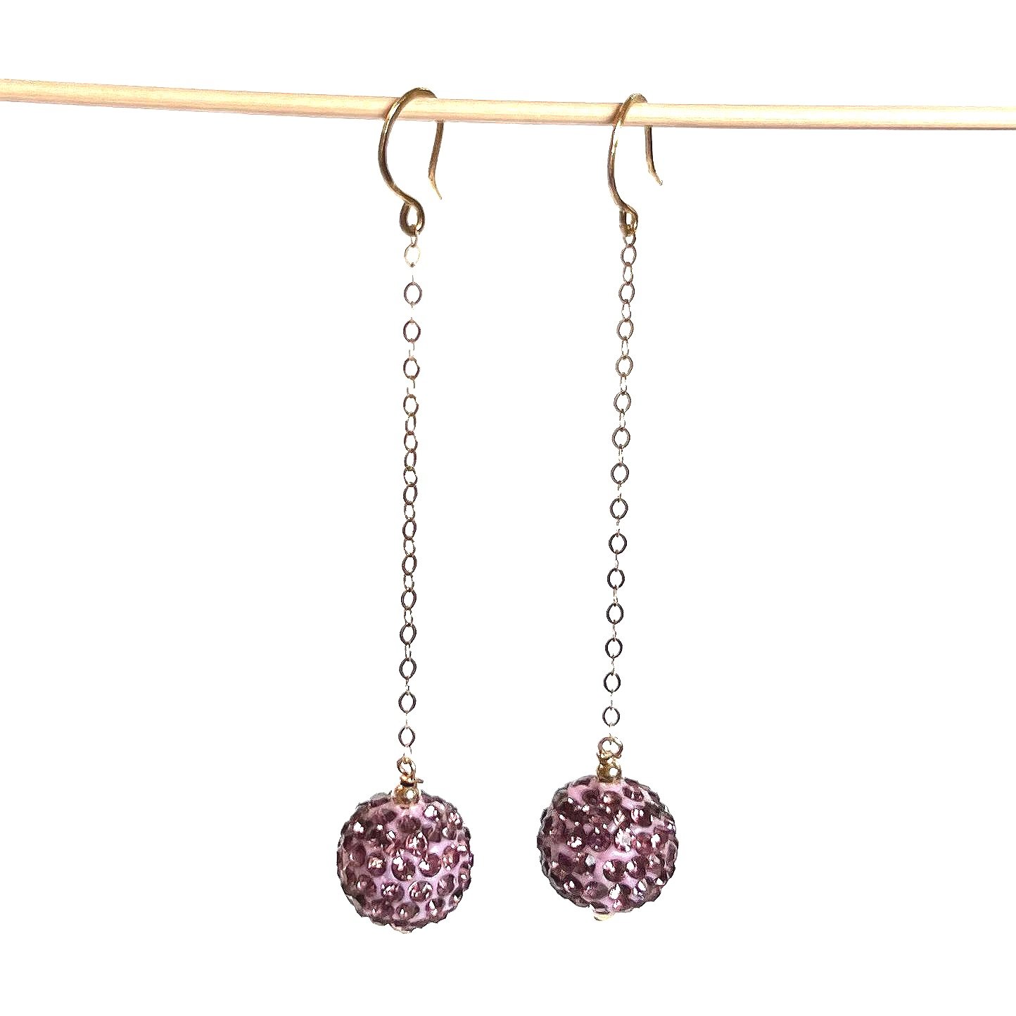 Pink+crystal+ball+dangles+earrings.jpg