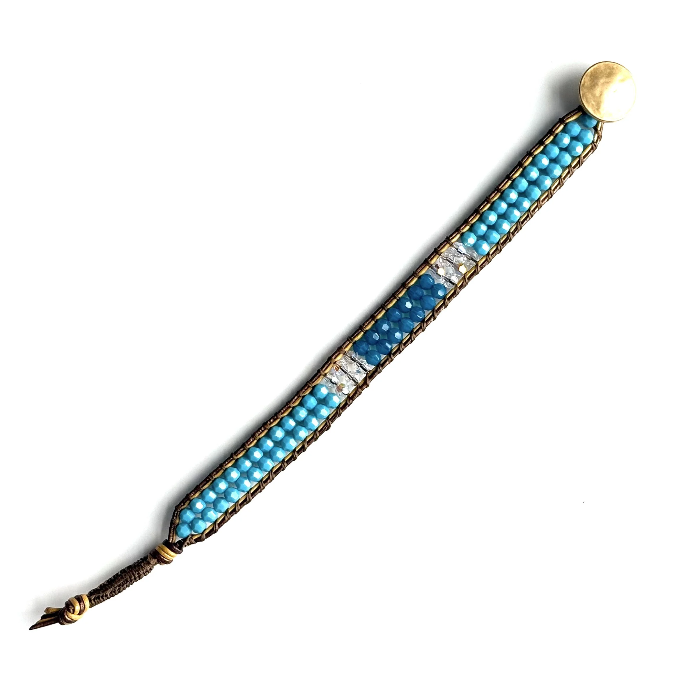 Single wrap turq and clear crystals #2.jpg