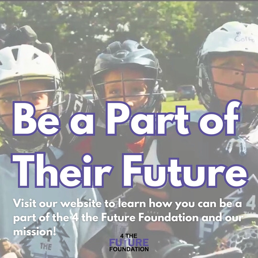 Join 4 the Future Foundation in shaping tomorrow&rsquo;s leaders by empowering youth and trailblazing a path 4 future generations ♾️🙏🏽

#4TheFutureFoundation #4TFF #4TheFuture #Lacrosse #Lax #NotforProfit #EmpowerYouth #FutureGenerations