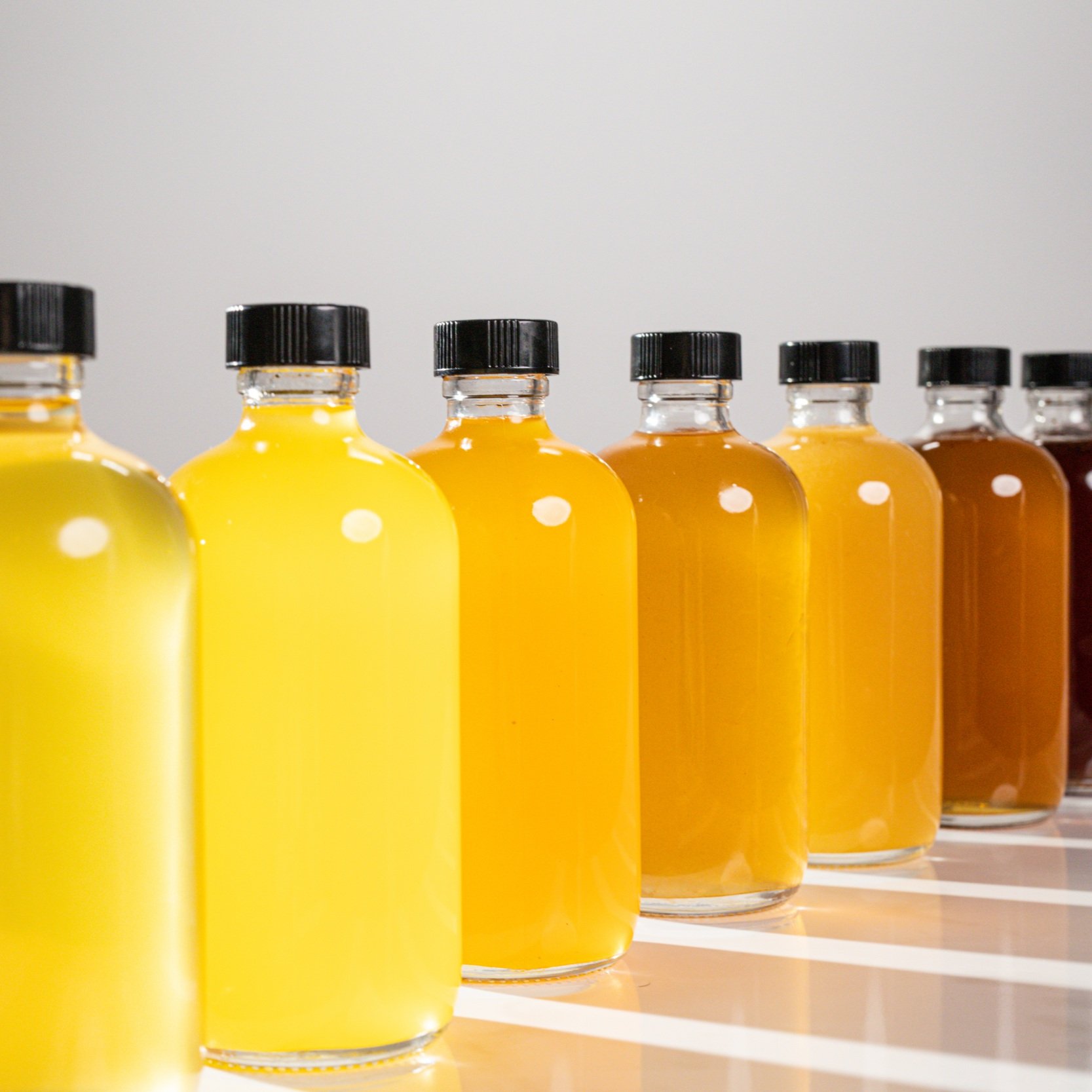 Sample sizes of our most popular cocktail syrups — Gush