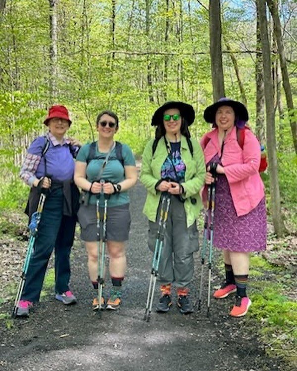 Day 2 of the @berkshire_camino_llc Multi-Day Hiking Journey is now in the books. Or shall we say in the journal. I spy with my little 👁️ one of our guests making good on an intention to get back into a flow of writing. Little steps lead to bigger ac