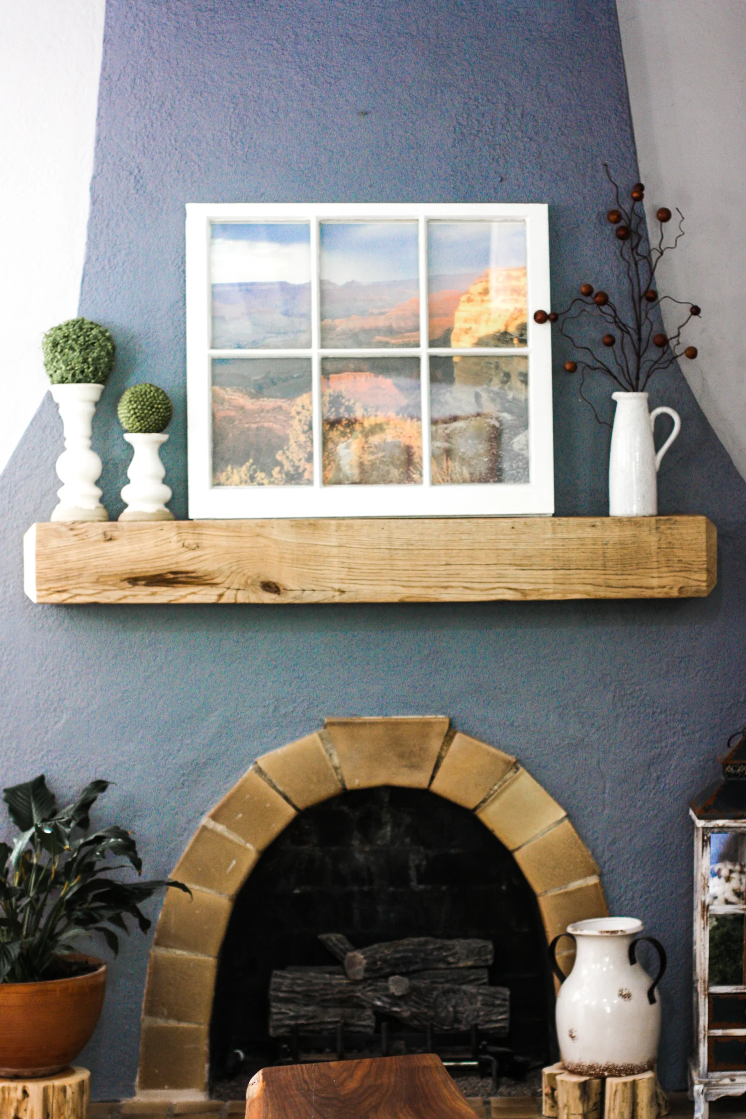 Driftwood Fireplace Mantles - MADE TO ORDER — Built on the Rock Driftwood