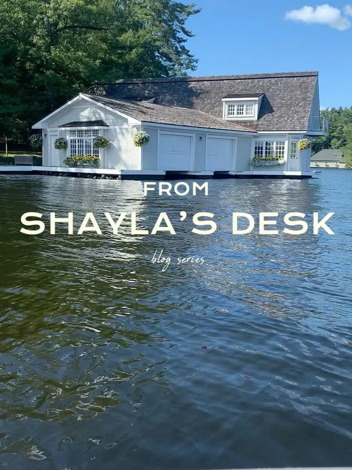 From Shayla&rsquo;s Desk: September

1) Spent a week up north in my favourite place with my favourite people - caught the last SWS ski show 💗
2) Boathouse successfully lifted and placed on new steel cribs. Major progress!!!
3) An uninterrupted strol