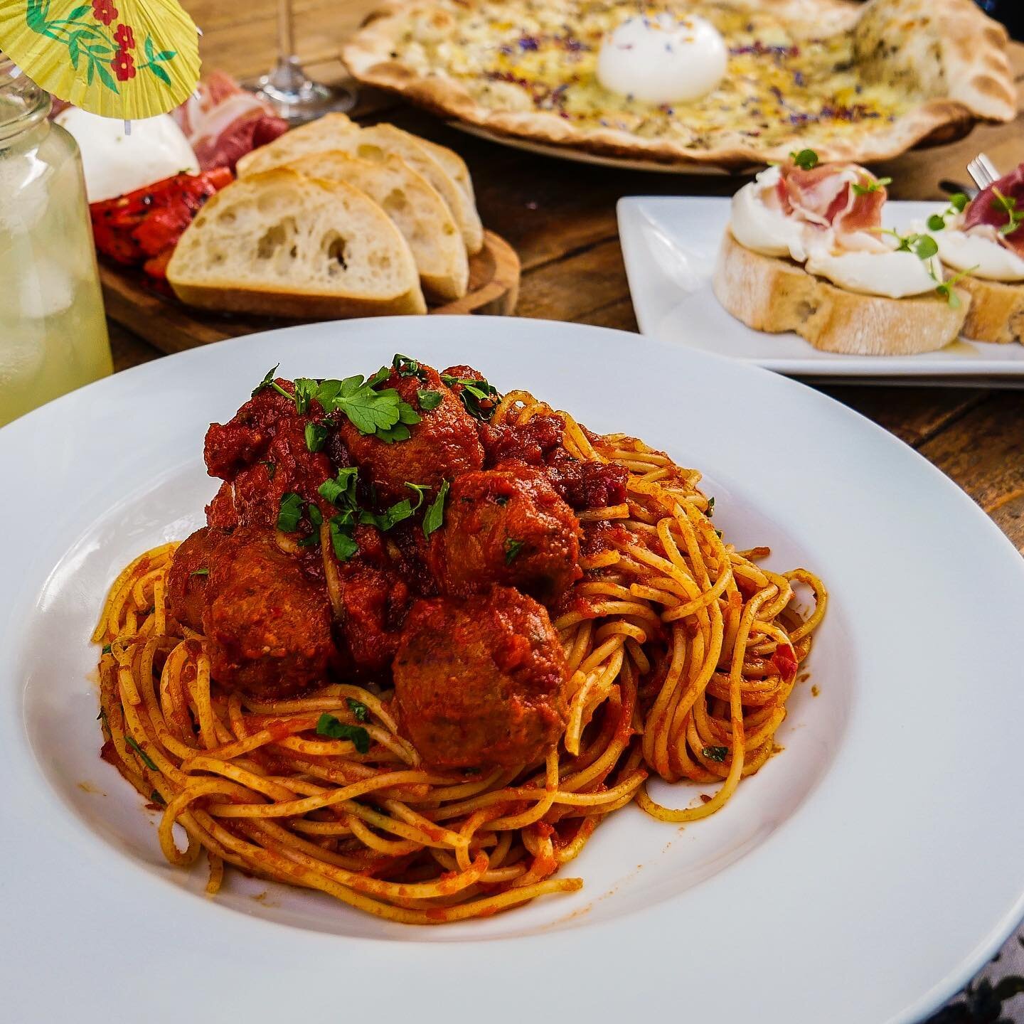 Our spaghetti Nduja meatballs!! One of our new additions to the menu to try ❤️
.
.
.
.
.

#eeeeeats #timeoutlondon #fooding #londonlife #londonfood #londonfoodie #londoneats #goingoutlondon #golondonfood #pastalover #itssolondon #pasta #meatballs #sp