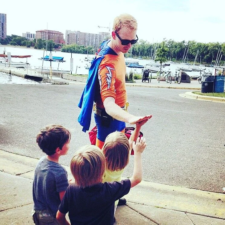 Galactic super hero delivery drivers are a hit with kids of all ages.