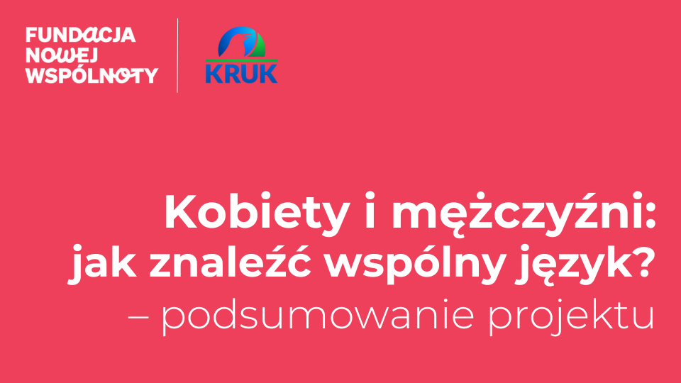 Kobiety i mężczyźni: jak znaleźć wspólny język?