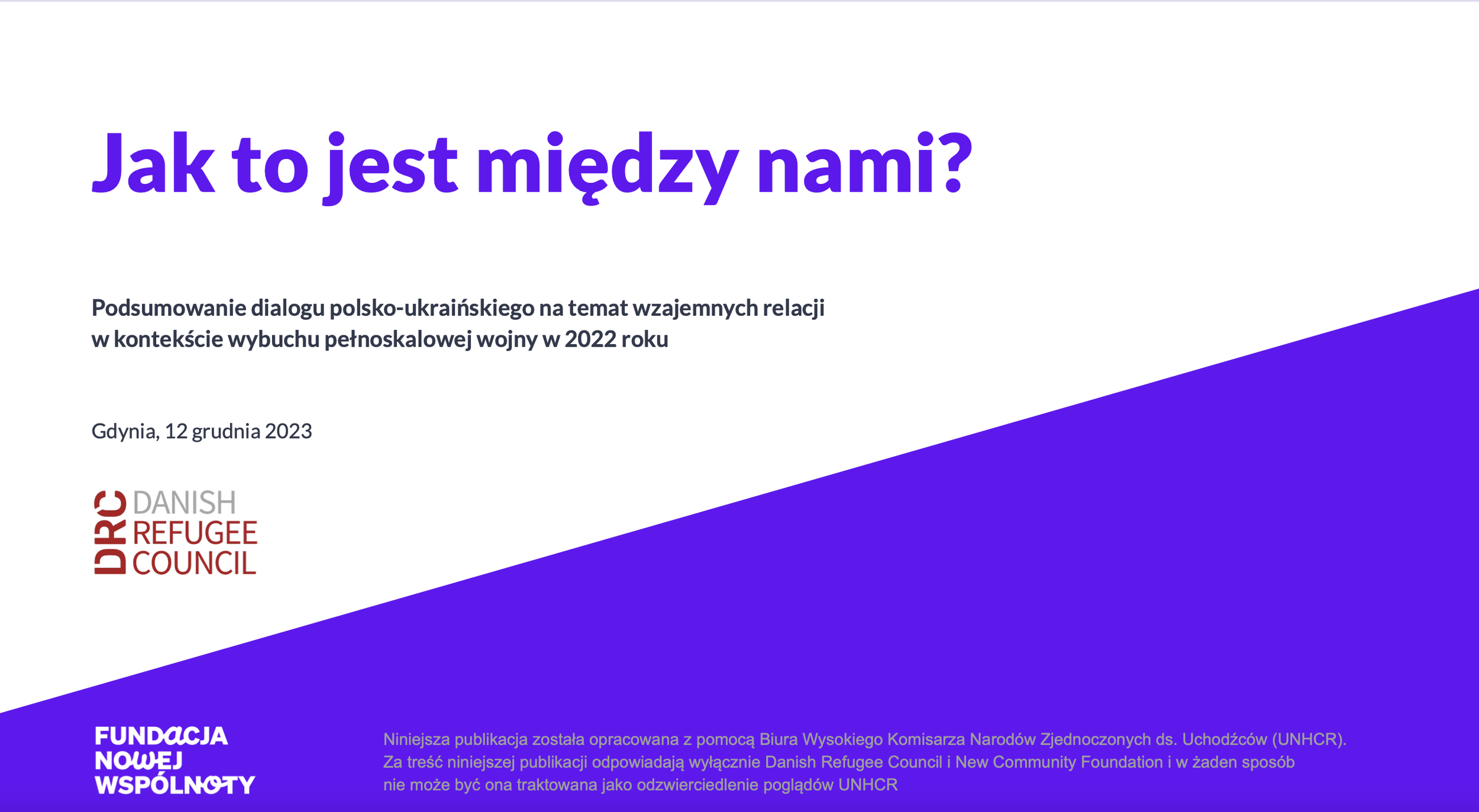 Polacy i Ukraińcy: Jak to jest między nami?