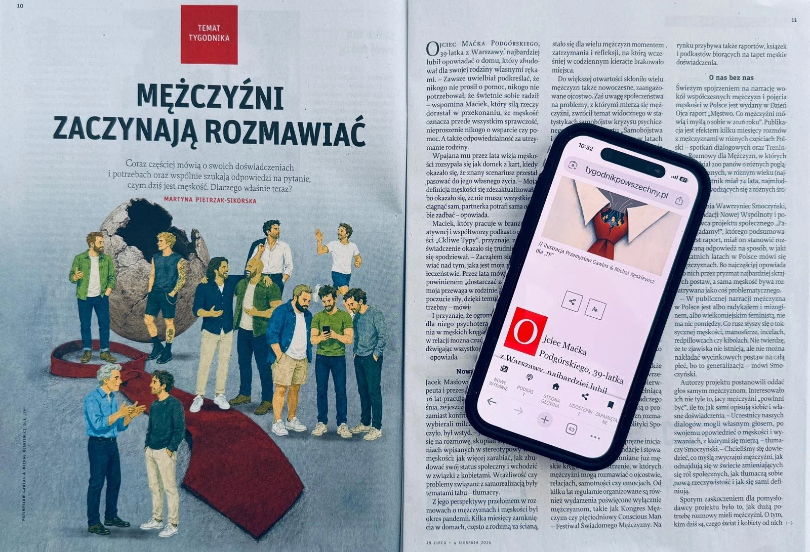 Mężczyźni chcą rozmawiać – o projekcie „Panowie, Gadamy!” w Tygodniku Powszechnym