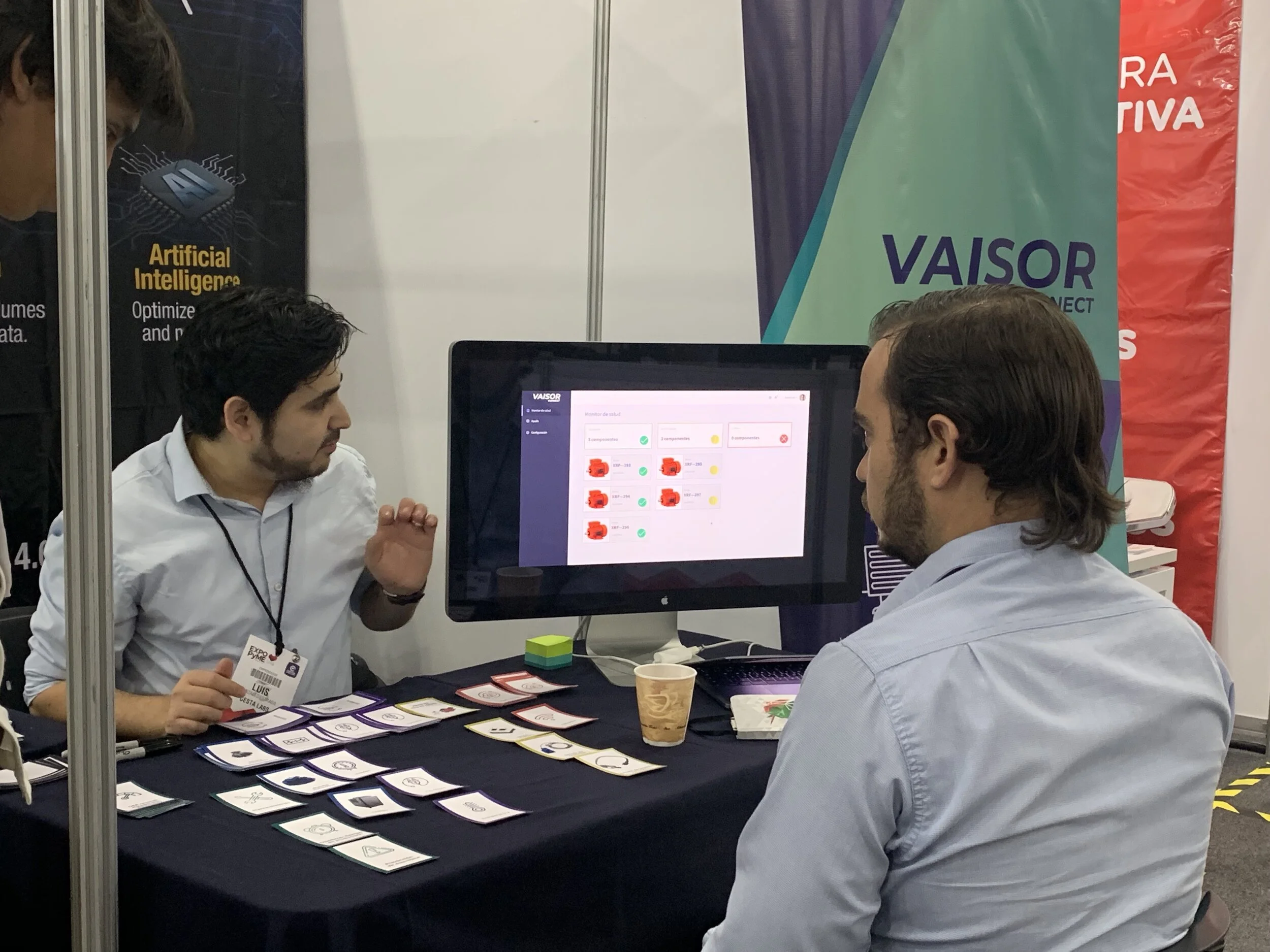 We used a Guerrilla approach to research. We presented a stand at trade shows to pitch the idea at anyone interested and guided them through a card sorting exercise to understand what features would be most relevant and why.