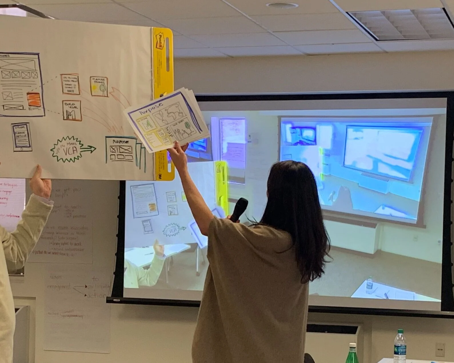 The teams transformed their prioritized ideas into concepts and rich prototypes using techniques such as sketching, storytelling and role-playing.Teams presented their prototypes to different user panels in order to learn from them and quickly itera…