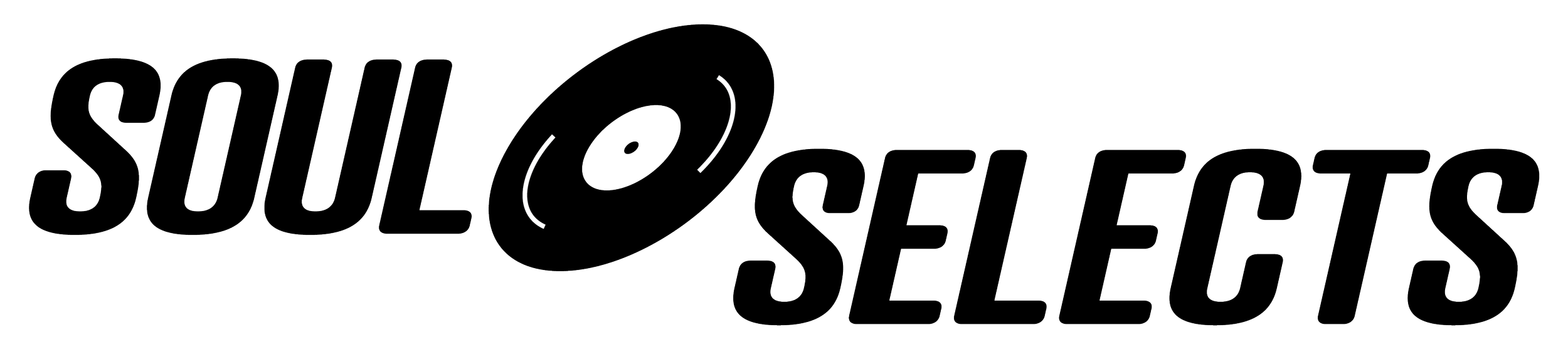 Logo of Soul Selects with stylized spell font and a vinyl record icon.