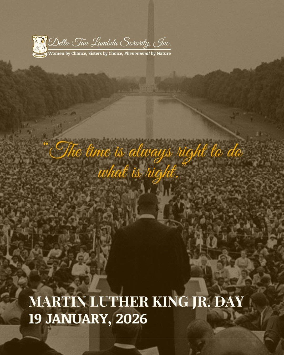 🗓️ Today, we honor Dr. Martin Luther King Jr. and his enduring dream of freedom, justice, and equality for all. As he once reminded us, &ldquo;The time is always right to do what is right,&rdquo; a call for each of us to choose compassion, stand up 