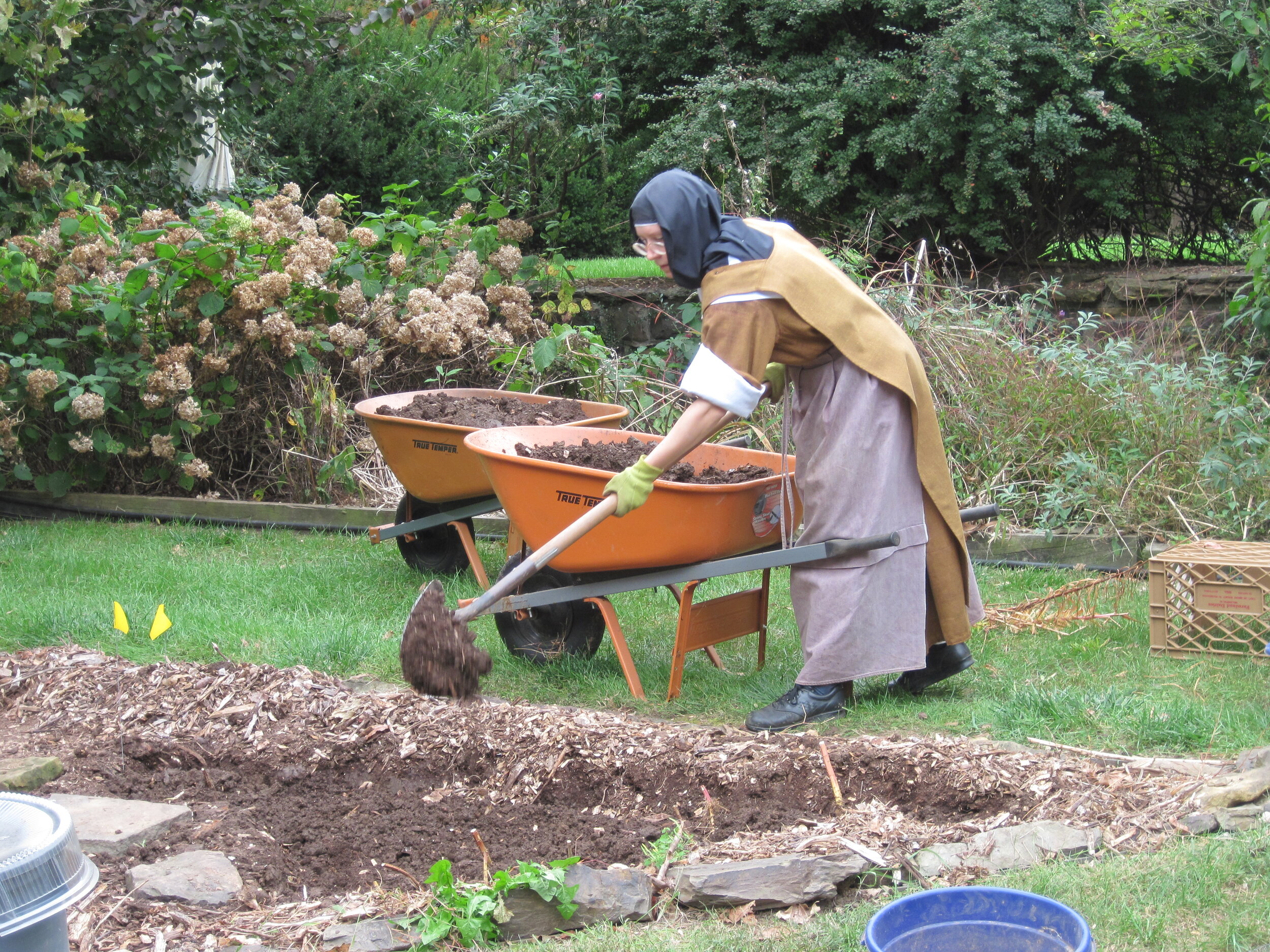 Planting the garden