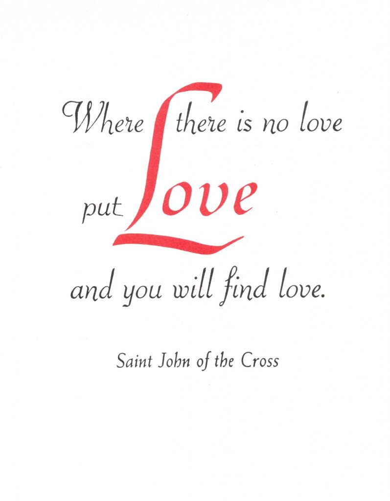 Love (5 Carmelite Saints) - 10 Notecards/Envelopes