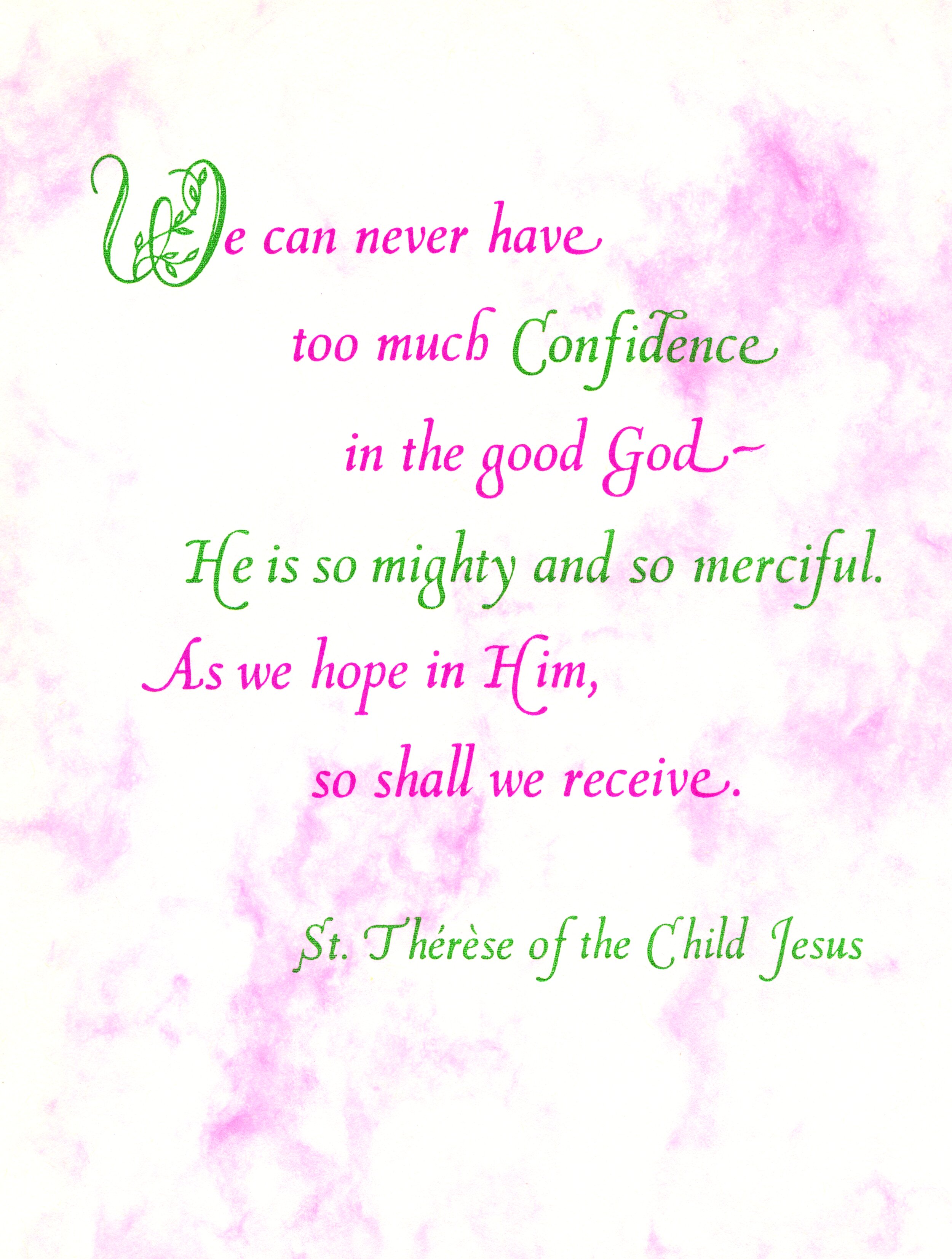 Confidence - 10 Notecards/Envelopes