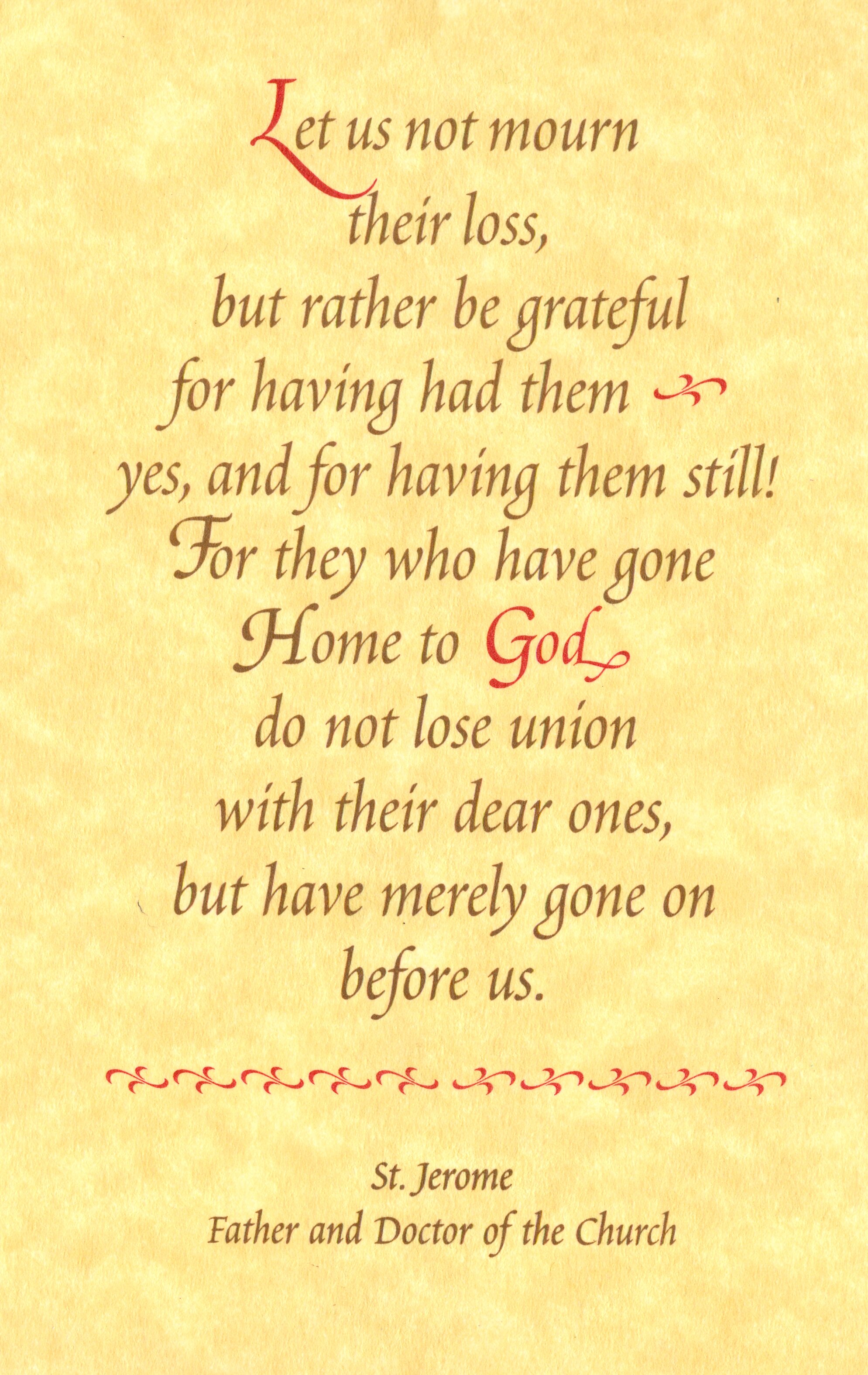 Home to God - 10 Holy Cards