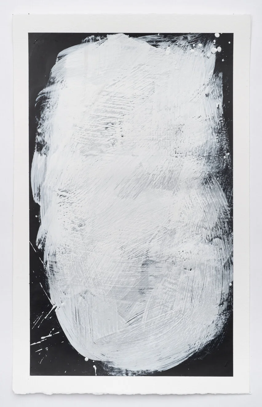 Contemplator #19, 22 x 14 in, encaustic on paper