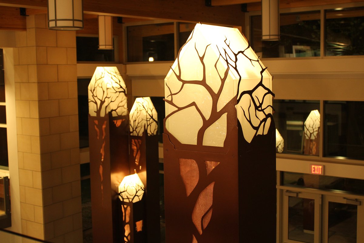 Bower - interior view (night)