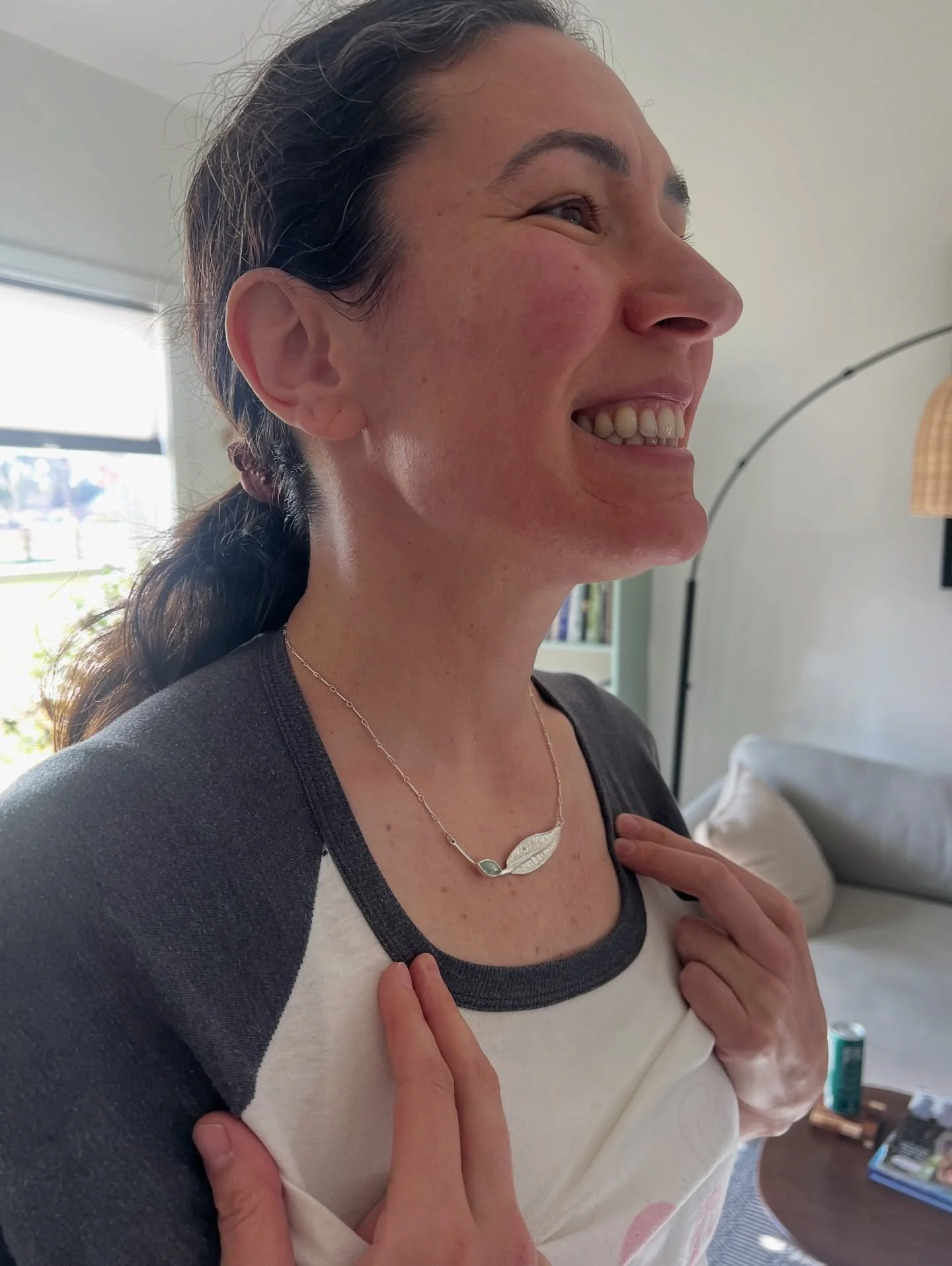 Pure joy! @clay_by_jamie 
Milkweed and Kyanite 💚