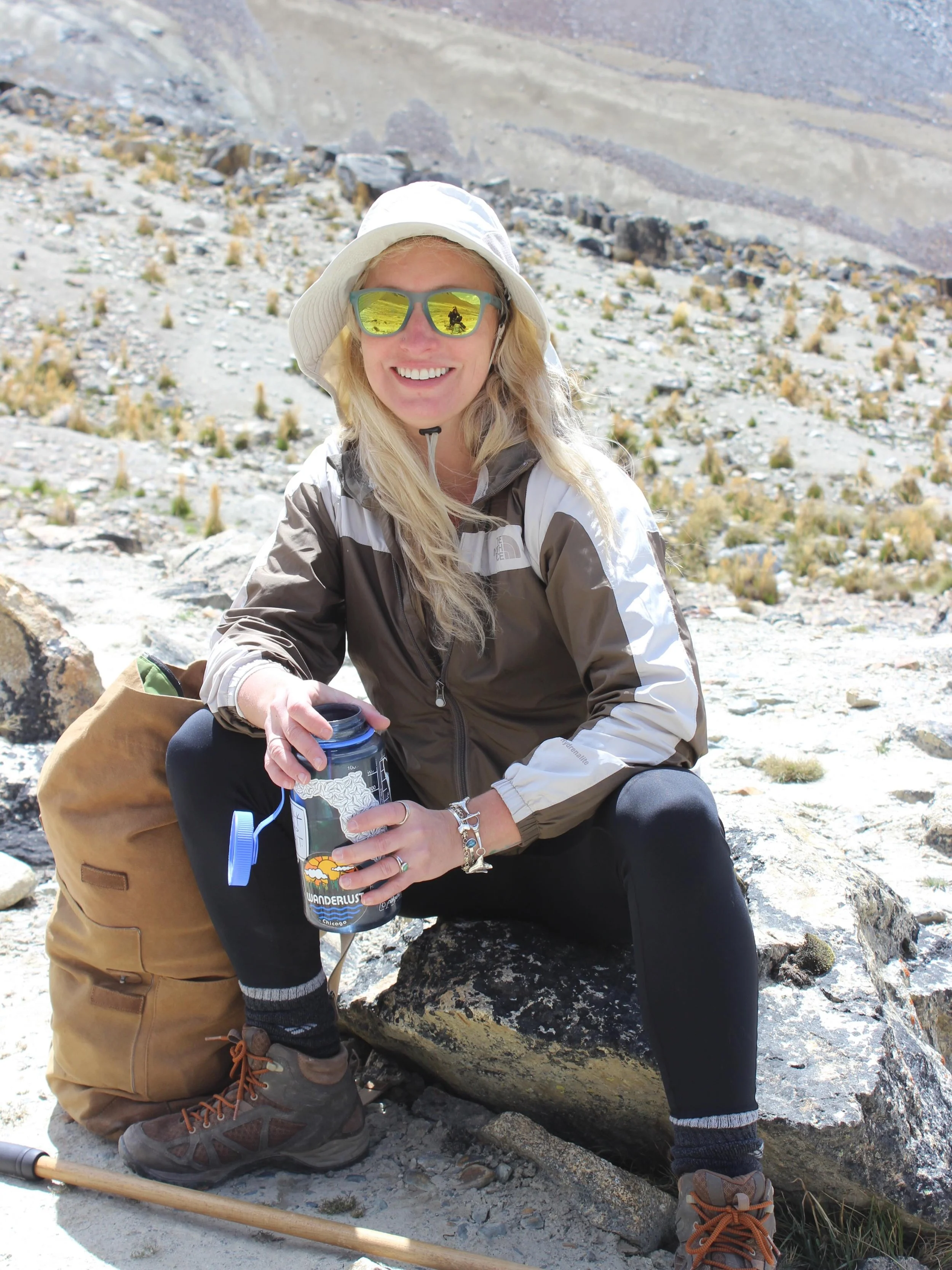 Throwback to just sitting in a rock trying not to die from altitude sickness, making silicone molds of interesting Bolivian plants, and wearing my shark tooth link bracelet all day erry day.