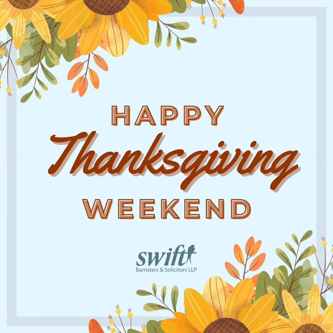 🍂Happy Thanksgiving Weekend! 🍂

Grateful for all of our wonderful clients, partners, and team members ✨️ 

Our office will be closed on Monday October 9 but we will be back bright and early on October 10
-Swift Team