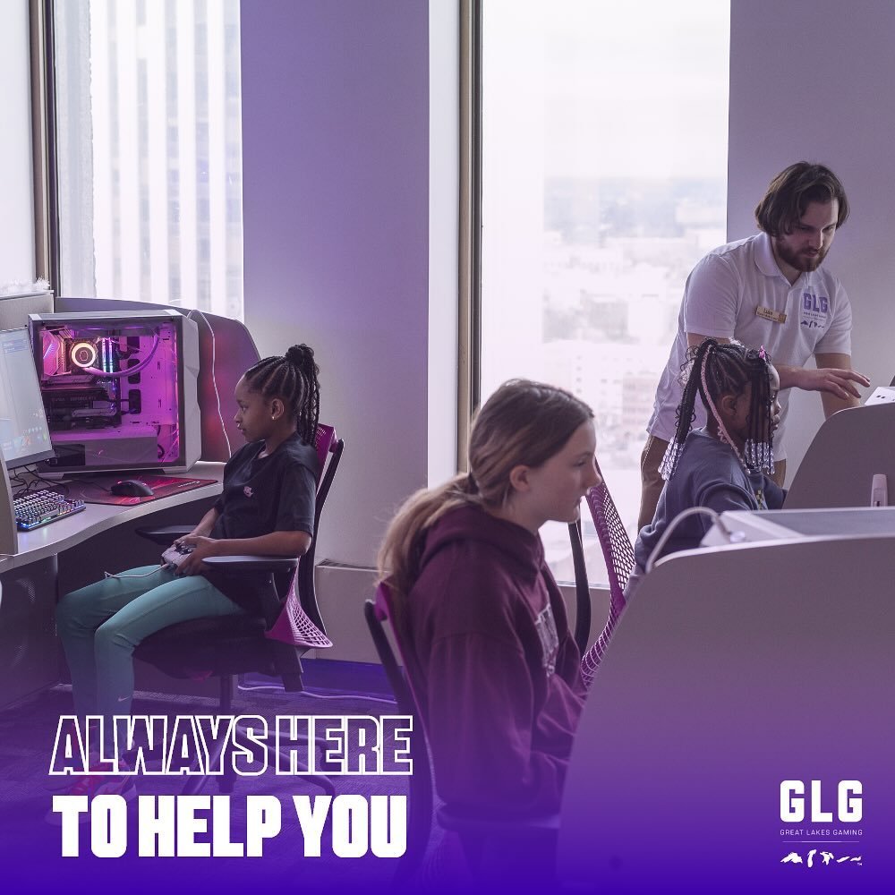 Our team is here to help. Knowledgable in both gaming and tech support, we&rsquo;re here to help you game and have fun!

Book your birthday party today
👶-👴For all ages, 8-80!
⏳3 hours of gaming
🏙️Full venue, 22nd floor all to yourself!
🎂Best birt