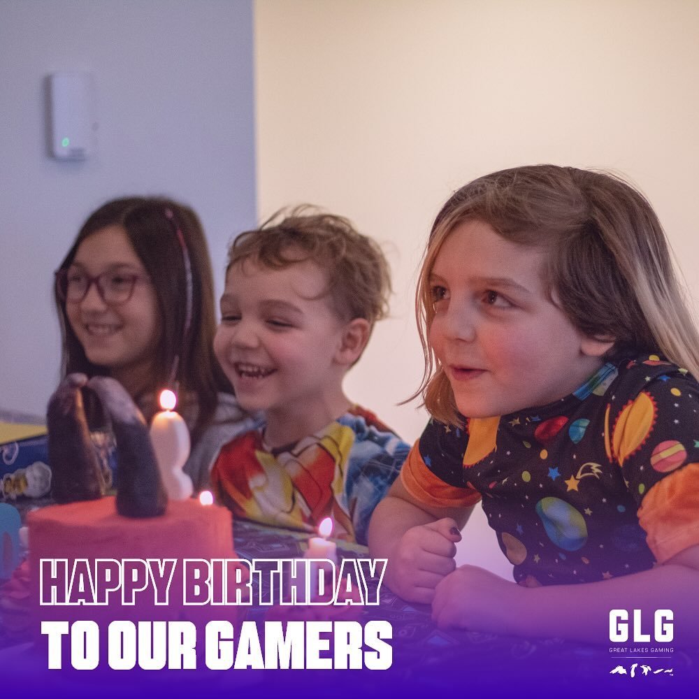 Happy Birthday, to all of our Great Lakes Gamers. We couldn&rsquo;t do this without your support ☺️🙏

Interested in hosting your birthday party with us?
👶-👴For all ages, 8-80!
⏳3 hours of gaming
🏙️Full venue, 22nd floor all to yourself!
🎂Best bi