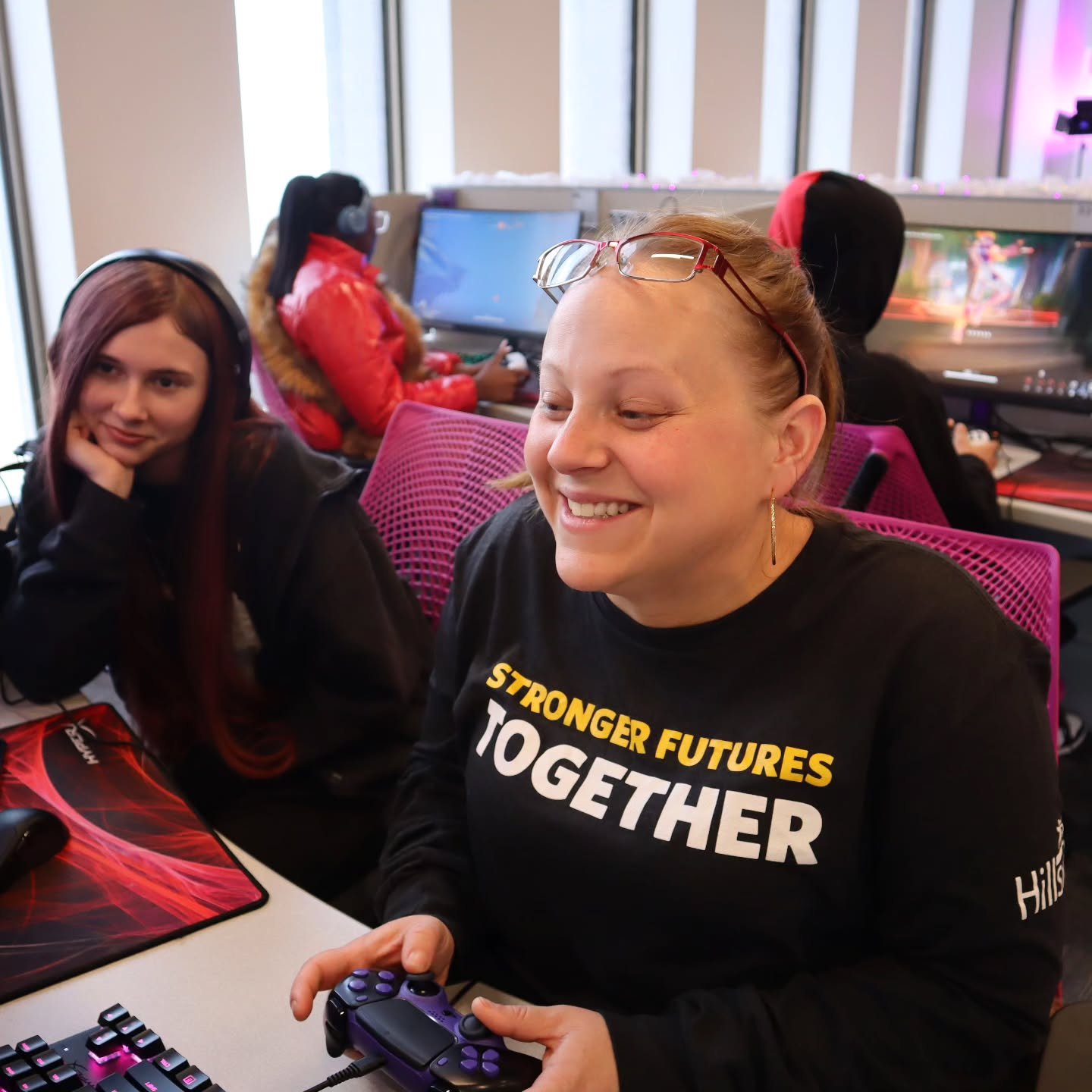 Name another video game lounge in Rochester NY that caters to both kids and adults and has a beautiful view of the Rochester skyline.

I'll wait.