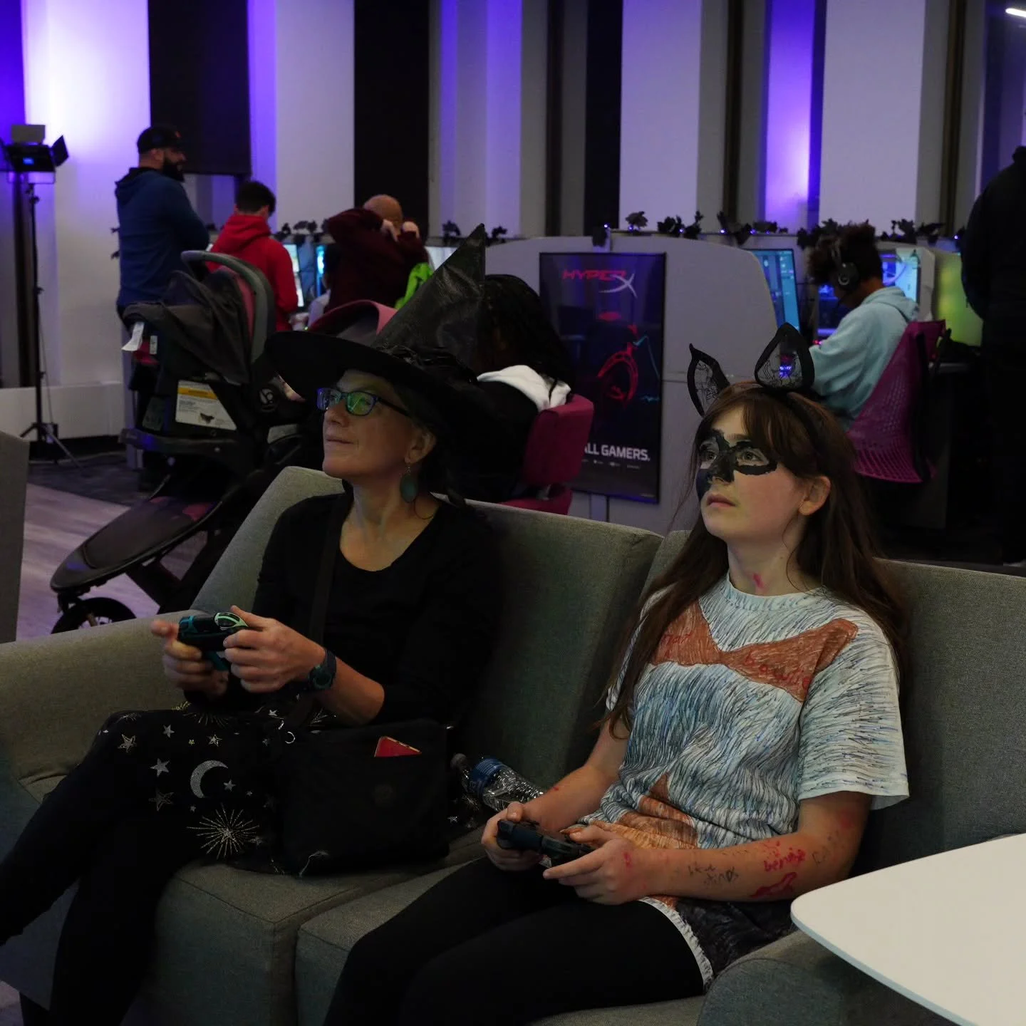 Our Halloween Open House, Grave of Gamers, is from 5pm to Midnight! 🧛‍♂️
🎃 Spooky video games in the Gaming Room
🃏 Trading card games in the Event Room
🧟‍♂️ Scary ping-pong table
Take a break from trick-or-treating or hang out before yo