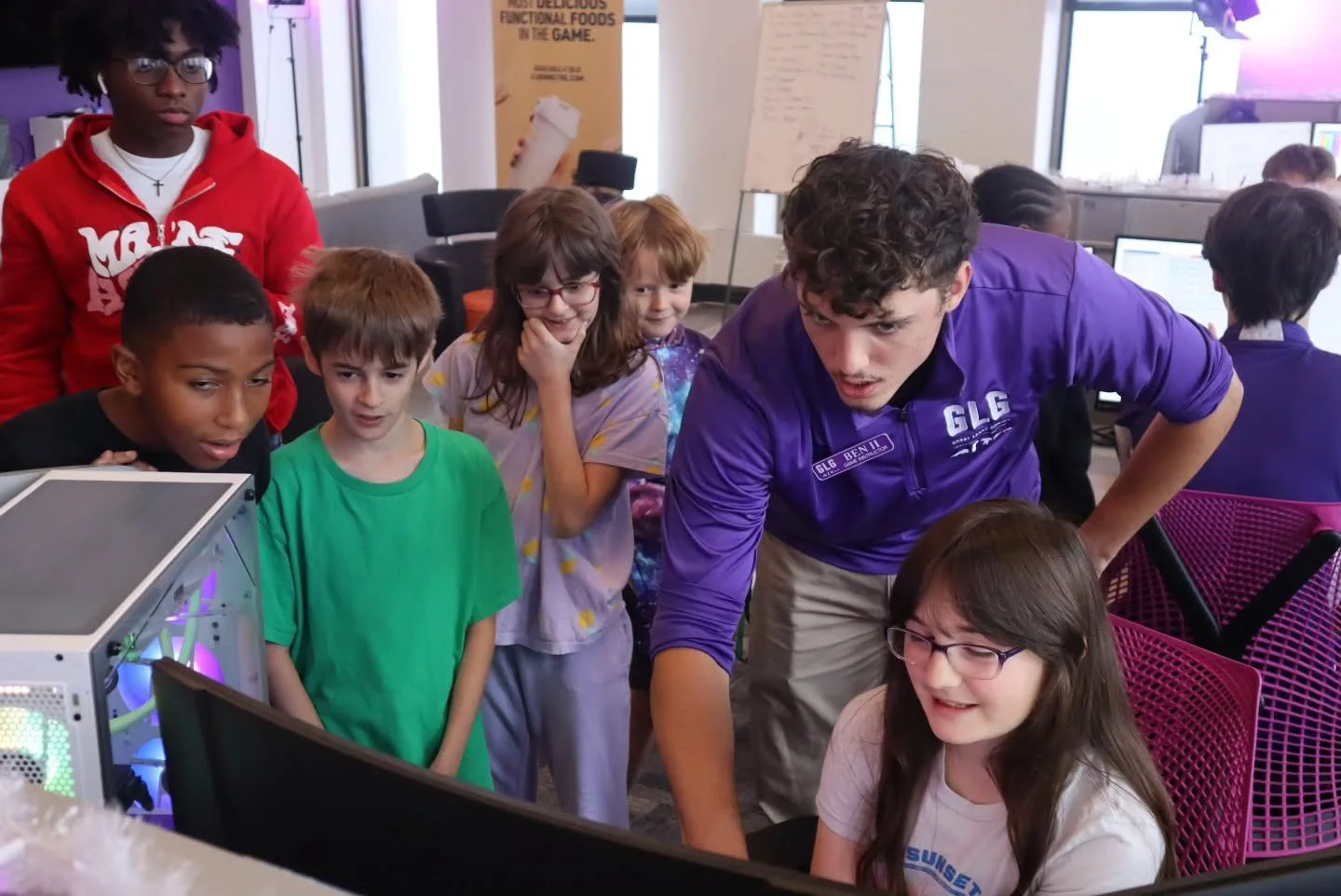 School Break Camp Registrations are open!
🎮👾 If your kids love video games, they will fit right in at our upcoming Winter, February, and Spring Break Gaming & Esports camps!
We give kids their own space - our video game lounge in downtown Roc