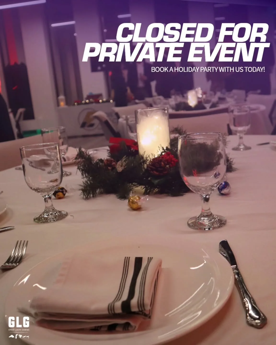 We're closed today (Fri, Nov 21) for a private event. 🌃

Our spacious event room has some of the best views of Rochester, with room for up to 60 guests seated or 80 cocktail-style.

If you're looking for a last-minute holiday party venue, give us a 