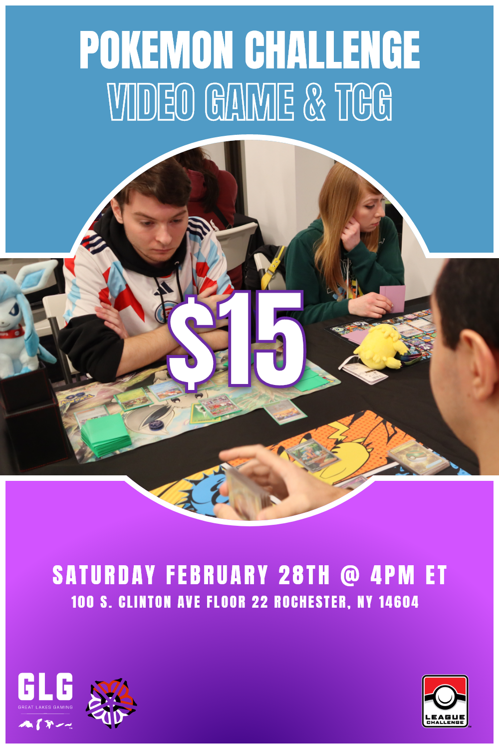 Pokemon February 28th Challenge | Great Lakes Gaming, Rochester, NY