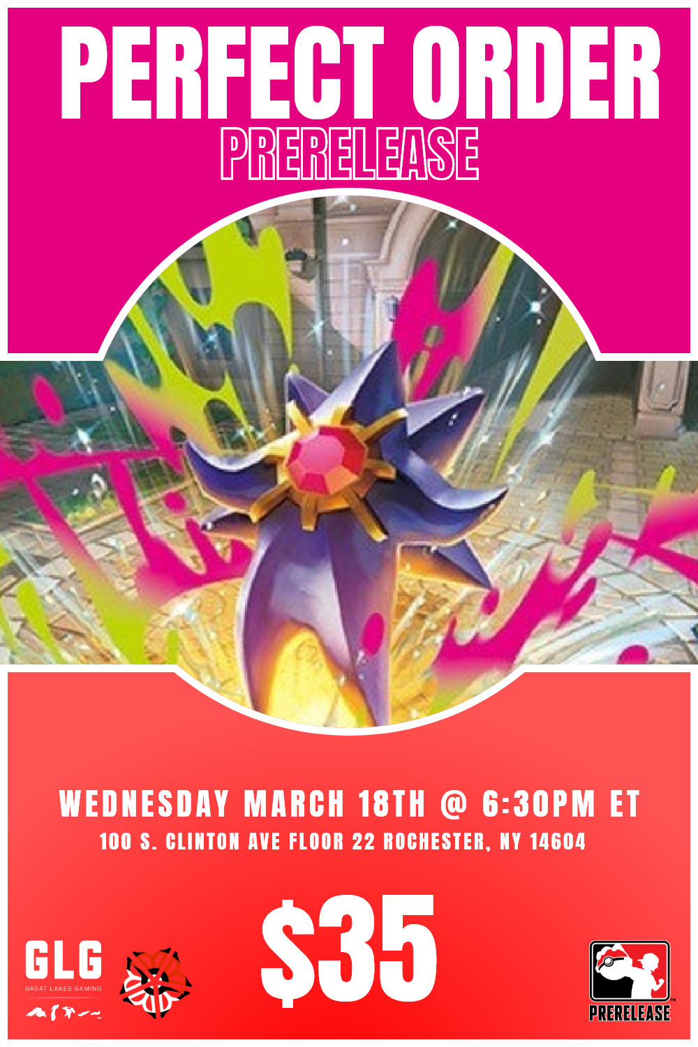 Pokémon Perfect Order Prerelease