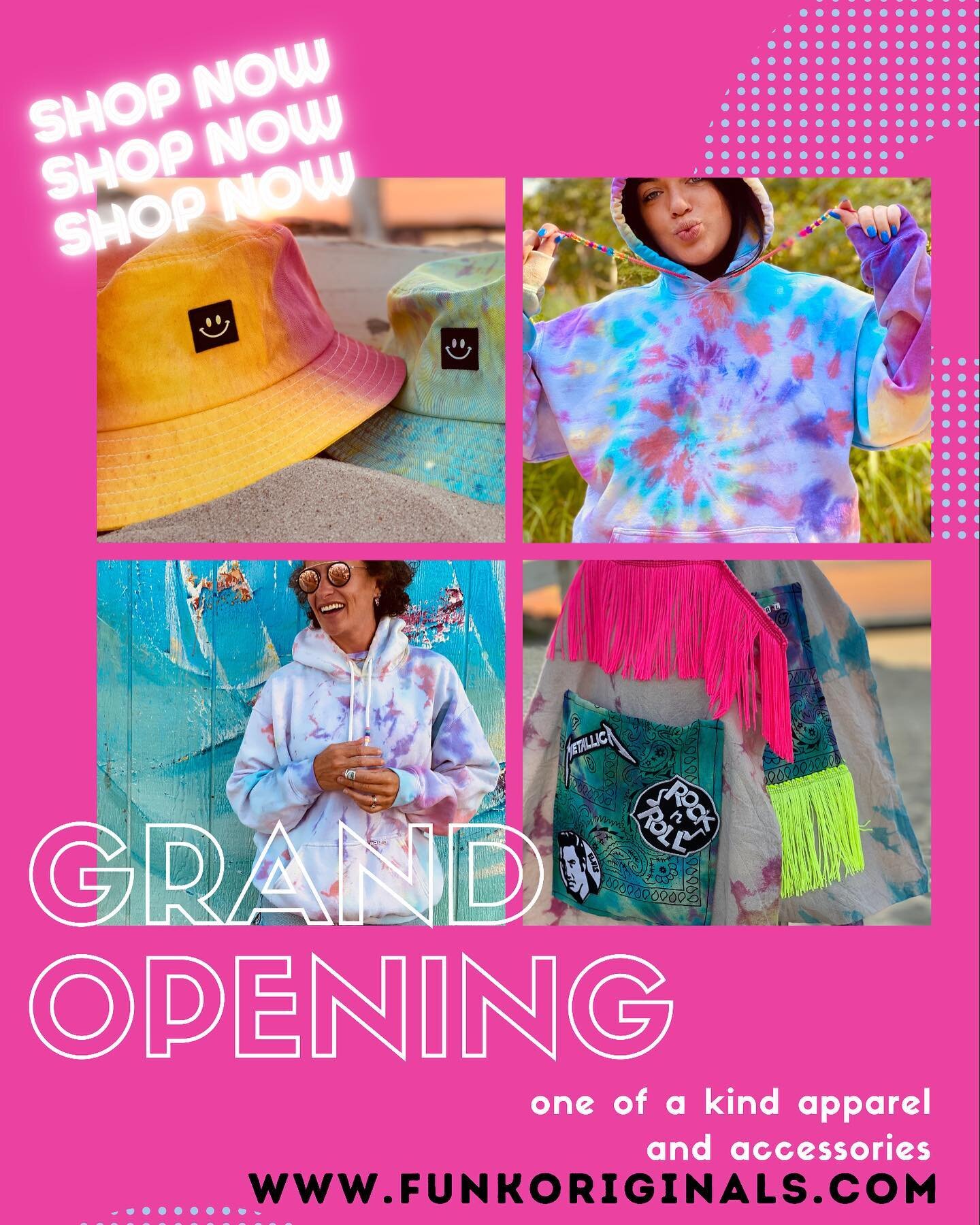 Funk Bus is thrilled to announce the grand opening of Funk Originals, the one of a kind apparel and accessory line that started out of the back of the bus! Shop the complete collection www.funkoriginals.com and be sure to follow @funkoriginals to cat