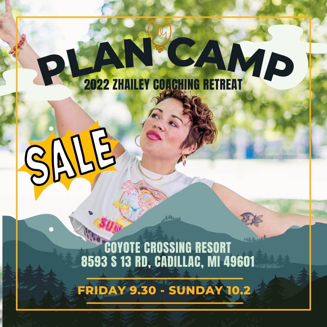 THIS WEEK ONLY &gt;&gt;&gt; I decided to put on a little #MidSummerSale -- All tickets are just $750 per person. 

Put down your deposit down and we can set up a payment plan. 

Come out to Plan Camp &gt;&gt;&gt; We'll be staying in beautiful Coyote 