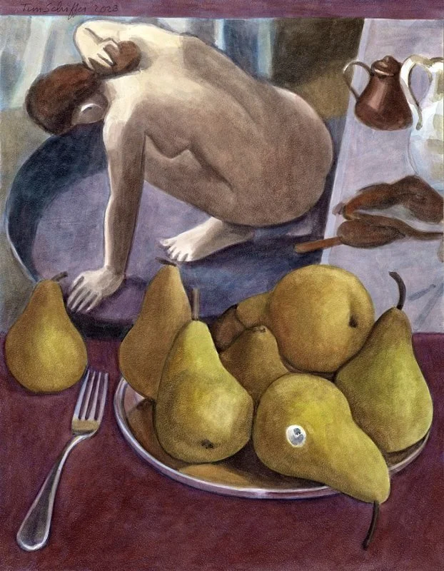 Degas Bather and Bosc Pears